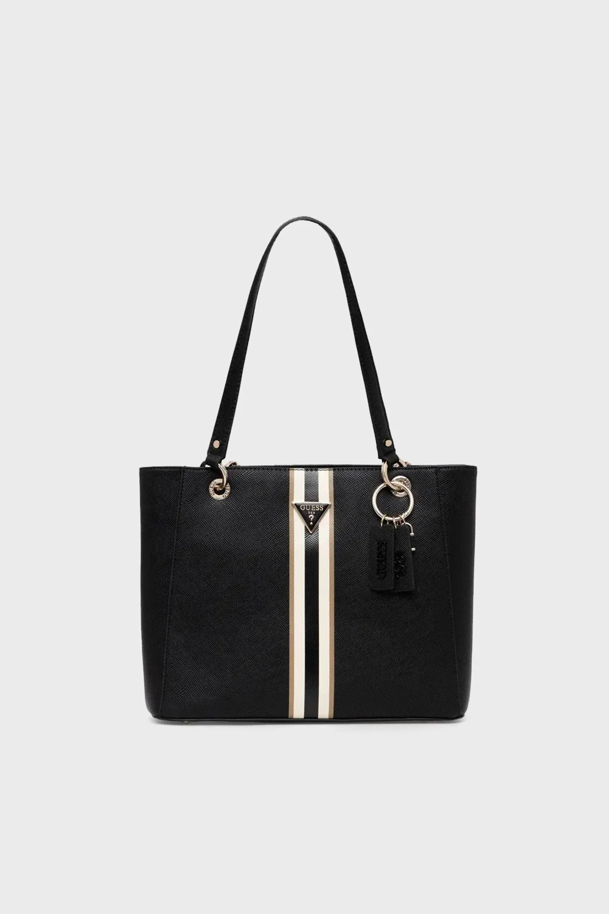 Guess Noelle Logolu Fermuarlı Büyük HWZS7879250 Bayan Çanta HWZS78 79250 BLA SİYAH - 1