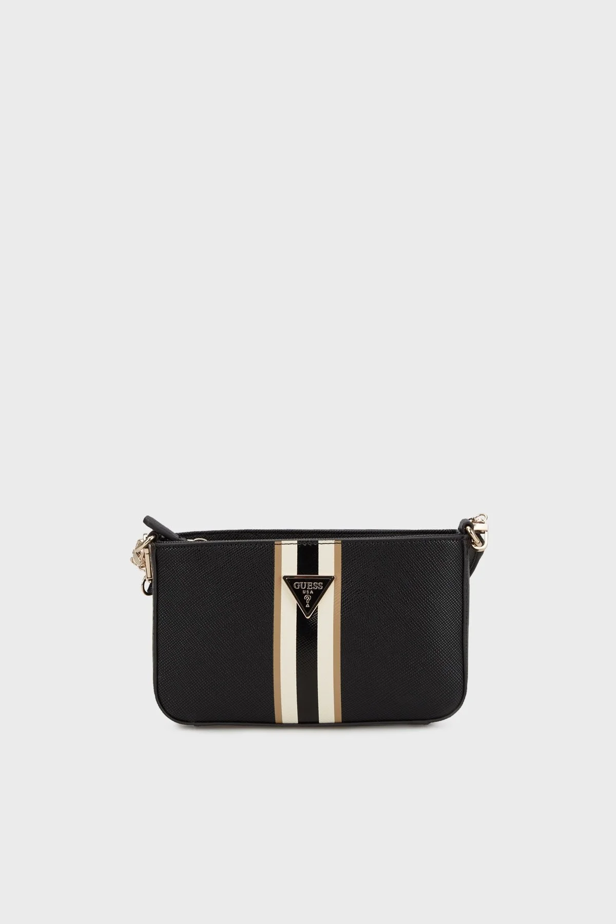 Guess Noelle Logolu Fermuarlı Çıkarılabilir Askılı HWZS7879720 Bayan Çanta HWZS78 79720 BLA SİYAH - 1