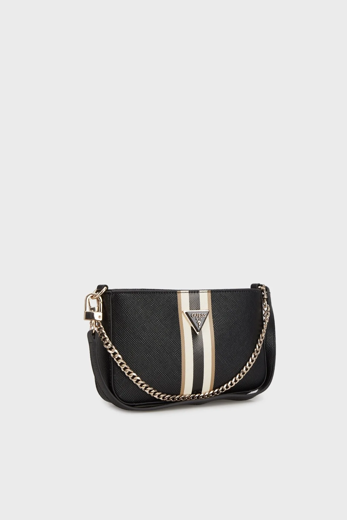 Guess Noelle Logolu Fermuarlı Çıkarılabilir Askılı HWZS7879720 Bayan Çanta HWZS78 79720 BLA SİYAH - 3