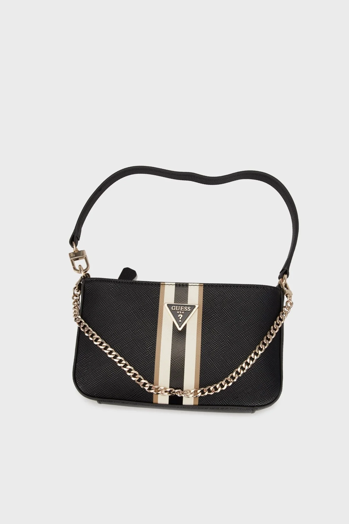Guess Noelle Logolu Fermuarlı Çıkarılabilir Askılı HWZS7879720 Bayan Çanta HWZS78 79720 BLA SİYAH - 4