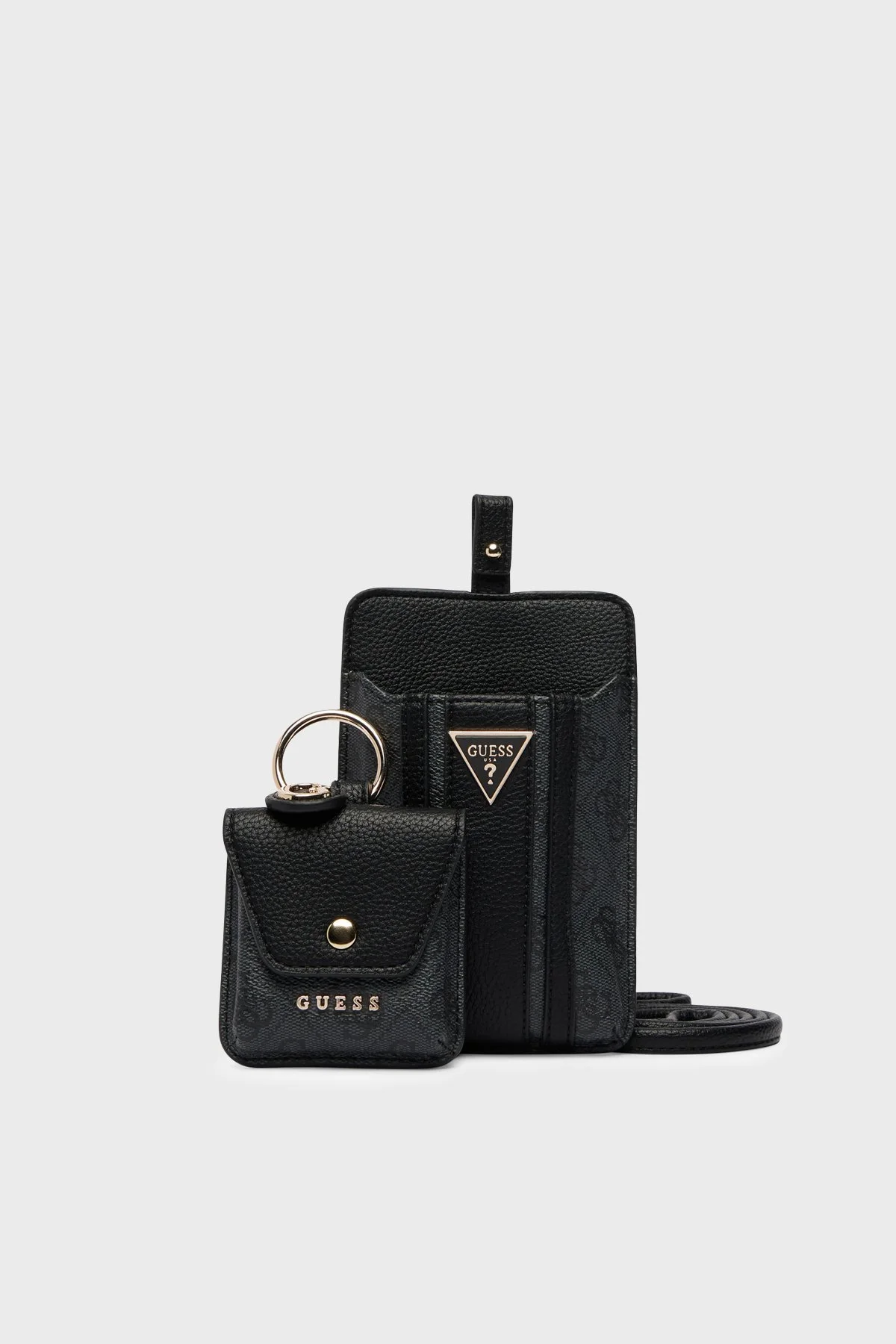 Guess Noelle Logolu PW7574P6326 Kadın Telefon Çantası PW7574 P6326 CLO Antrasit - 1