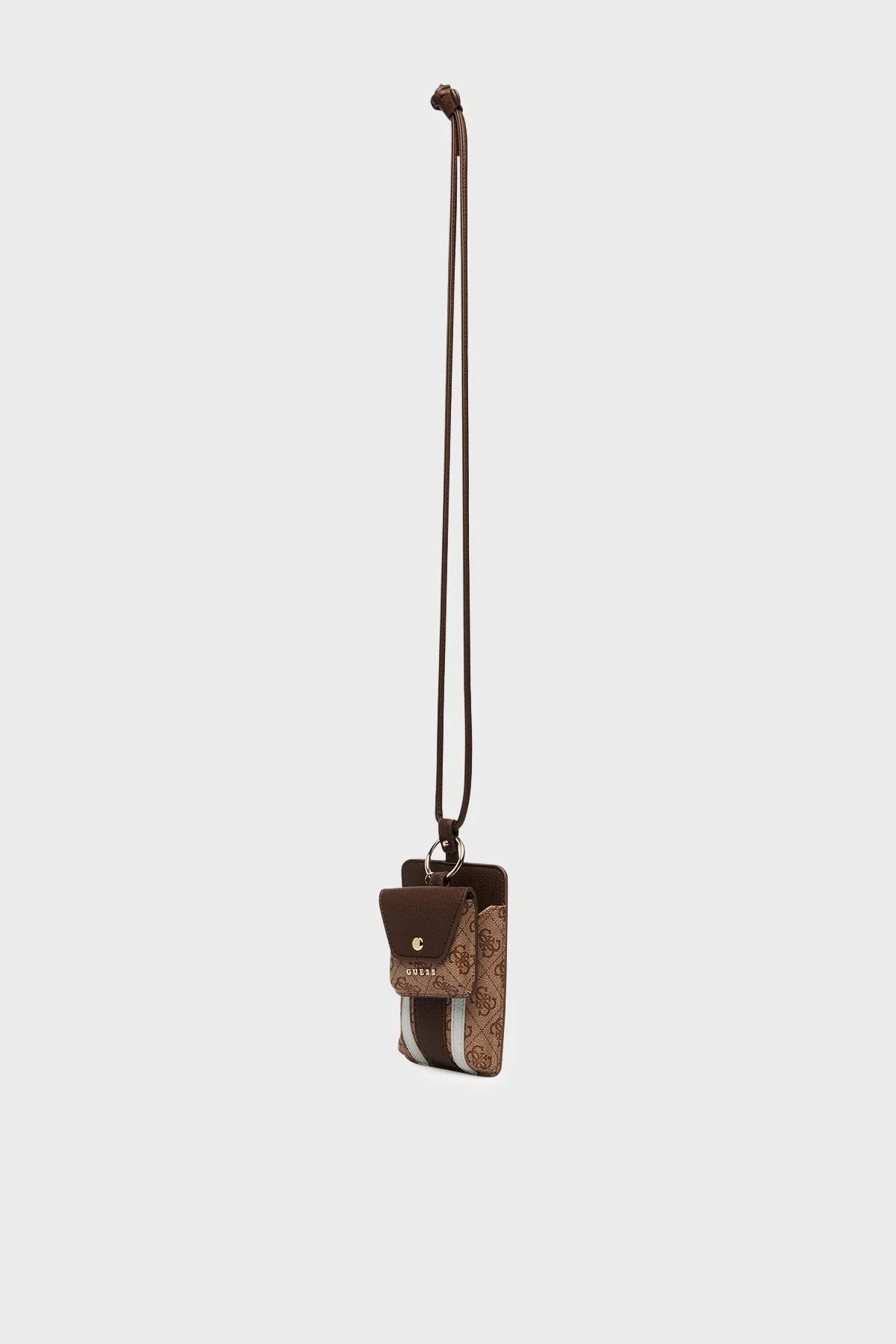 Guess Noelle Logolu PW7574P6326 Kadın Telefon Çantası PW7574 P6326 LGW Kahve - 5