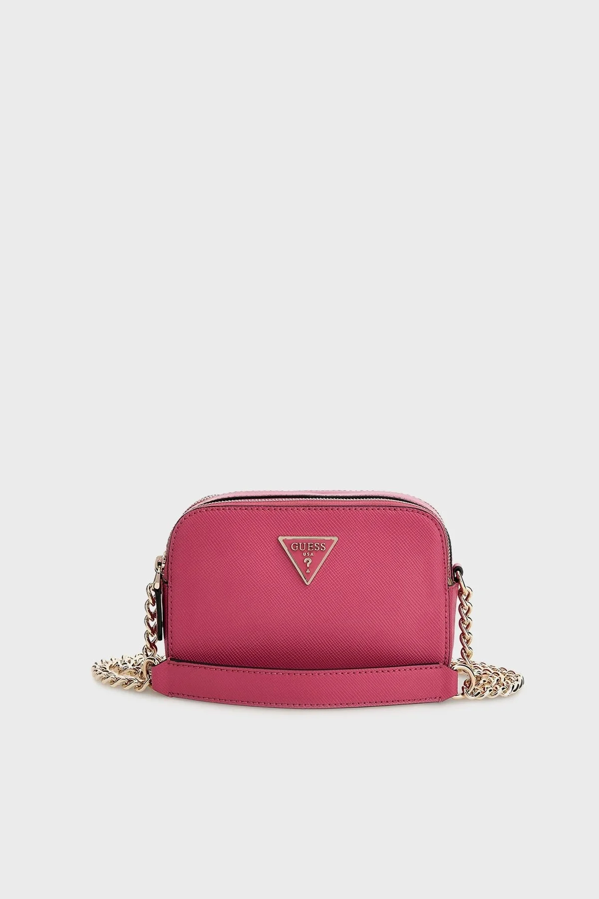 Guess Noelle Logolu Zincir Askılı Fermuarlı Bayan Çanta HWZG7879140 WAT PEMBE - 1