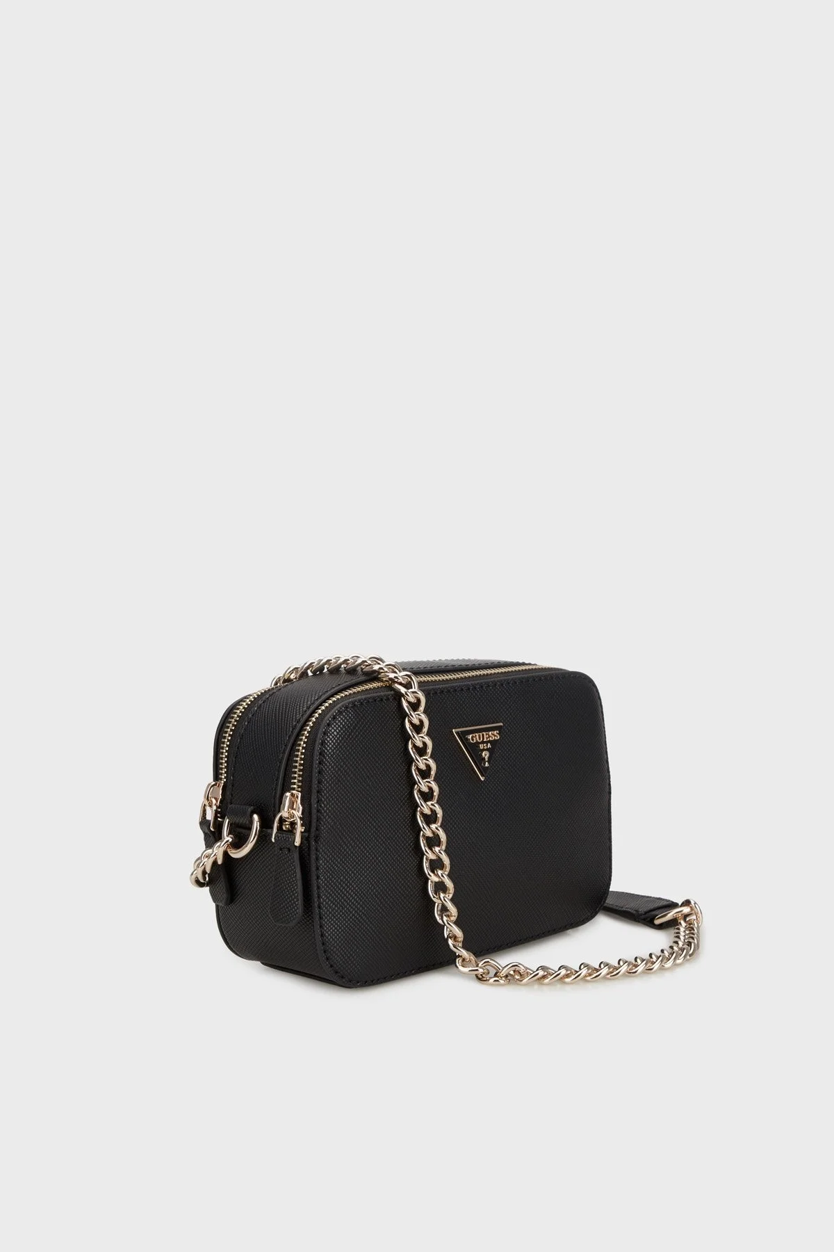 Guess Noelle Logolu Zincir Askılı HWZG9672140 Bayan Çanta HWZG96 72140 BLA SİYAH - 3