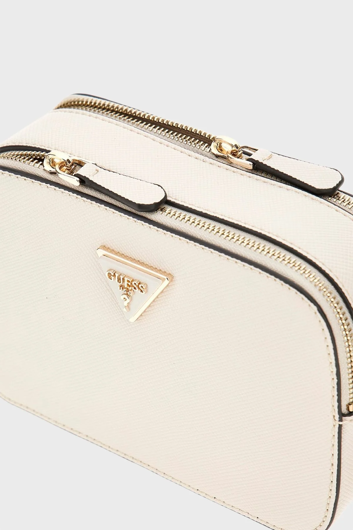 Guess Noelle Logolu Zincir Askılı HWZG9672140 Bayan Çanta HWZG96 72140 BON BEYAZ - 2