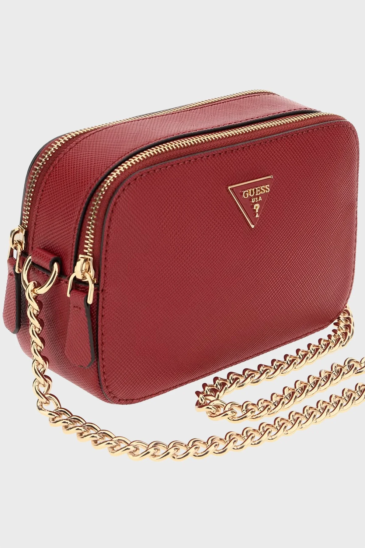 Guess Noelle Logolu Zincir Askılı HWZG9672140 Bayan Çanta HWZG96 72140 GAR KİREMİT - 4