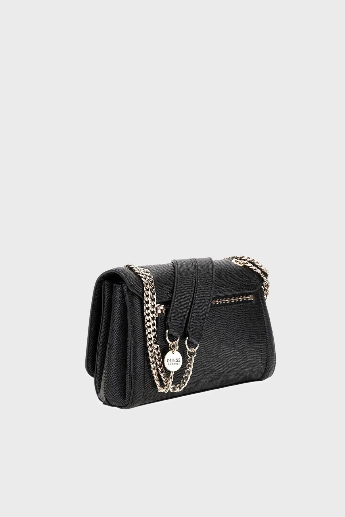 Guess Noelle Logolu Zincir Askılı HWZG9672210 Bayan Çanta HWZG96 72210 BLA SİYAH - 2