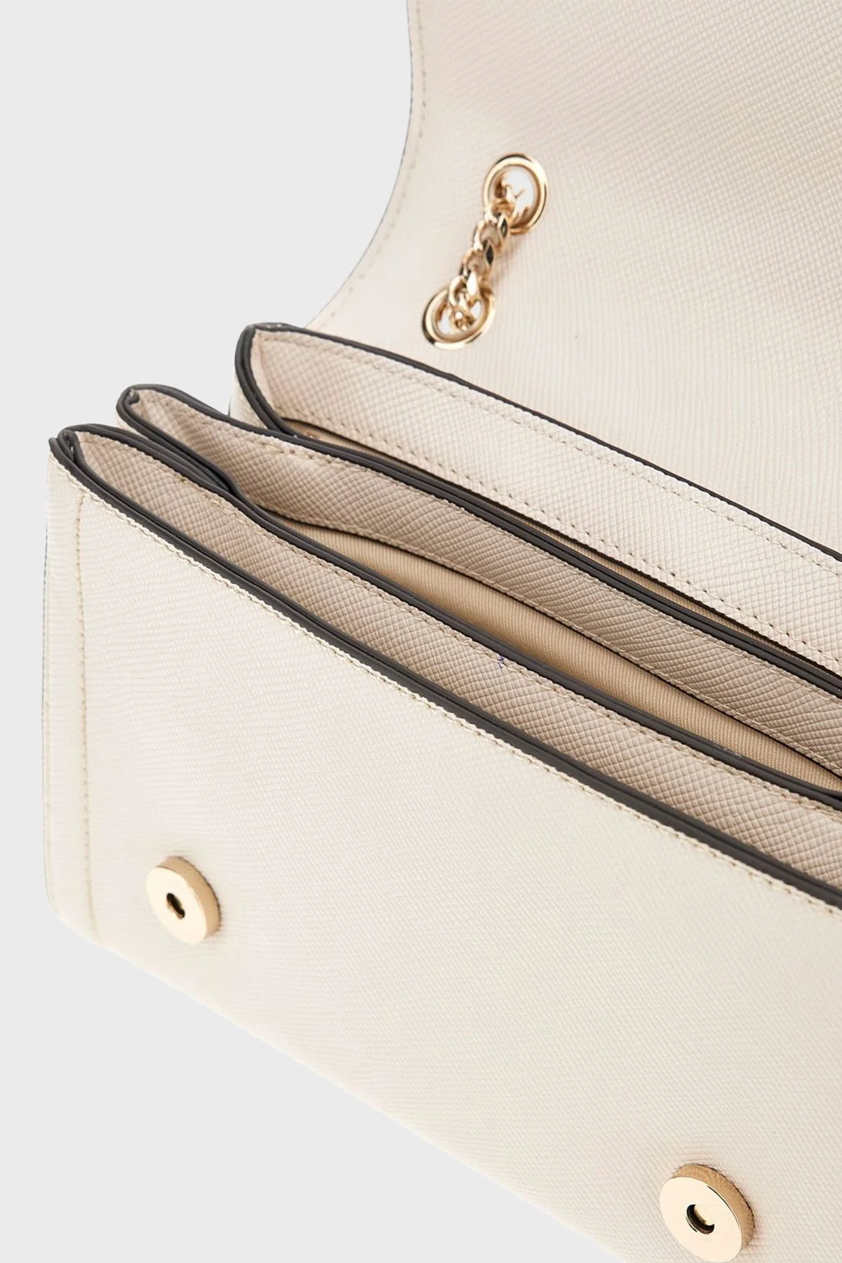 Guess Noelle Logolu Zincir Askılı HWZG9672210 Bayan Çanta HWZG96 72210 BON EKRU - 3