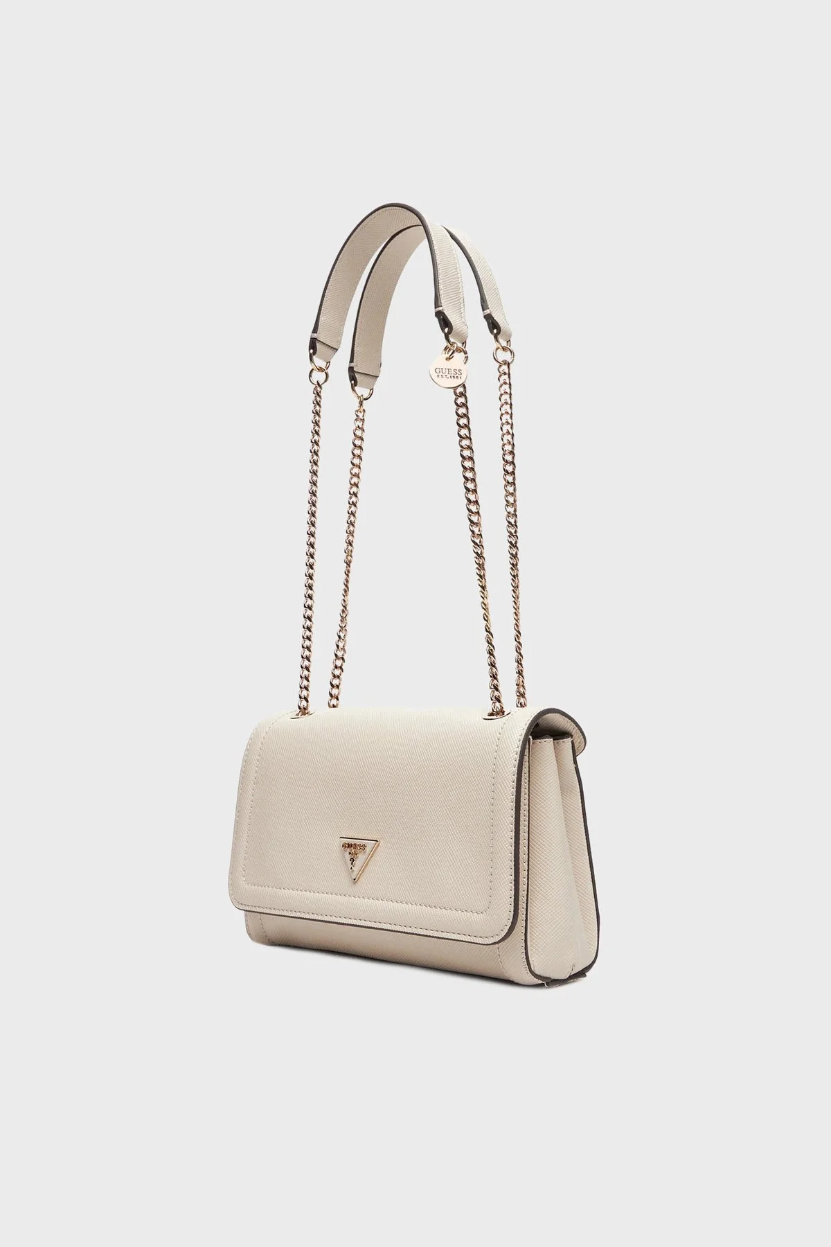 Guess Noelle Logolu Zincir Askılı HWZG9672210 Bayan Çanta HWZG96 72210 TAU BEJ - 4