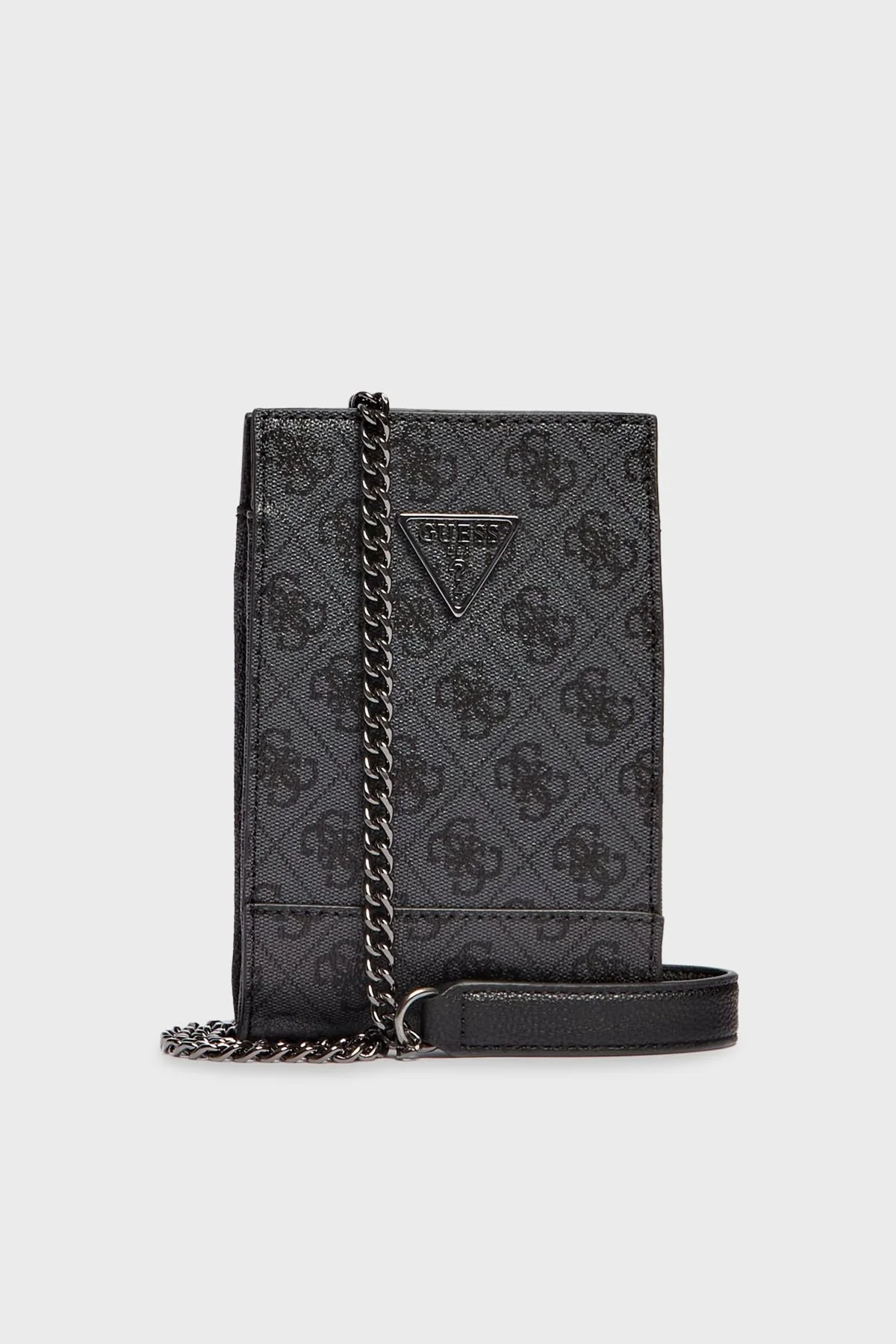 Guess Noelle Logolu Zincir Askılı Mini Bayan Çanta HWBM7879680 COA ANTRASİT - 1