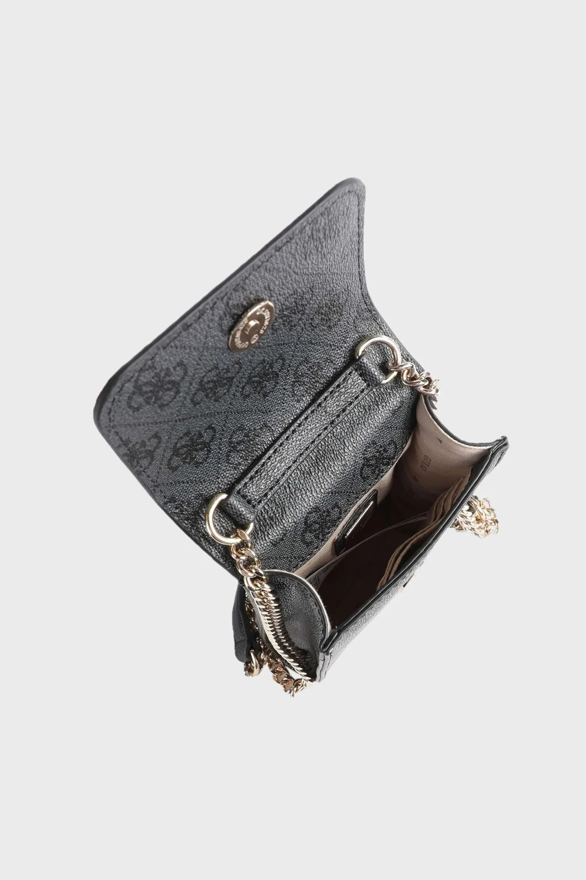 Guess Noelle Logolu Zincir Omuz Askılı Bayan Telefon Çantası HWBG7879810 CLO ANTRASİT - 3