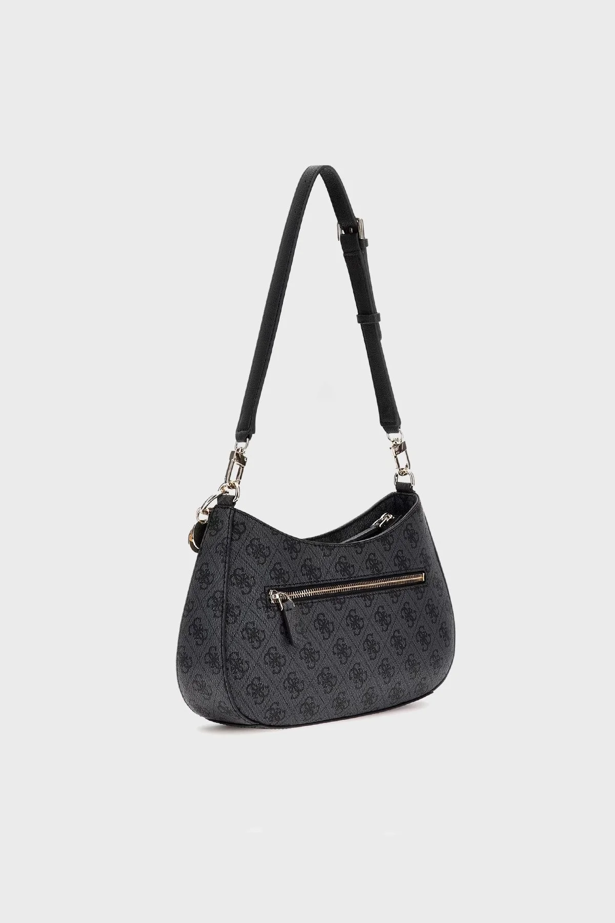 Guess Noelle Metal Üçgen Logolu Omuz Askılı Bayan Çanta HWBG7879180 CLO ANTRASİT - 2