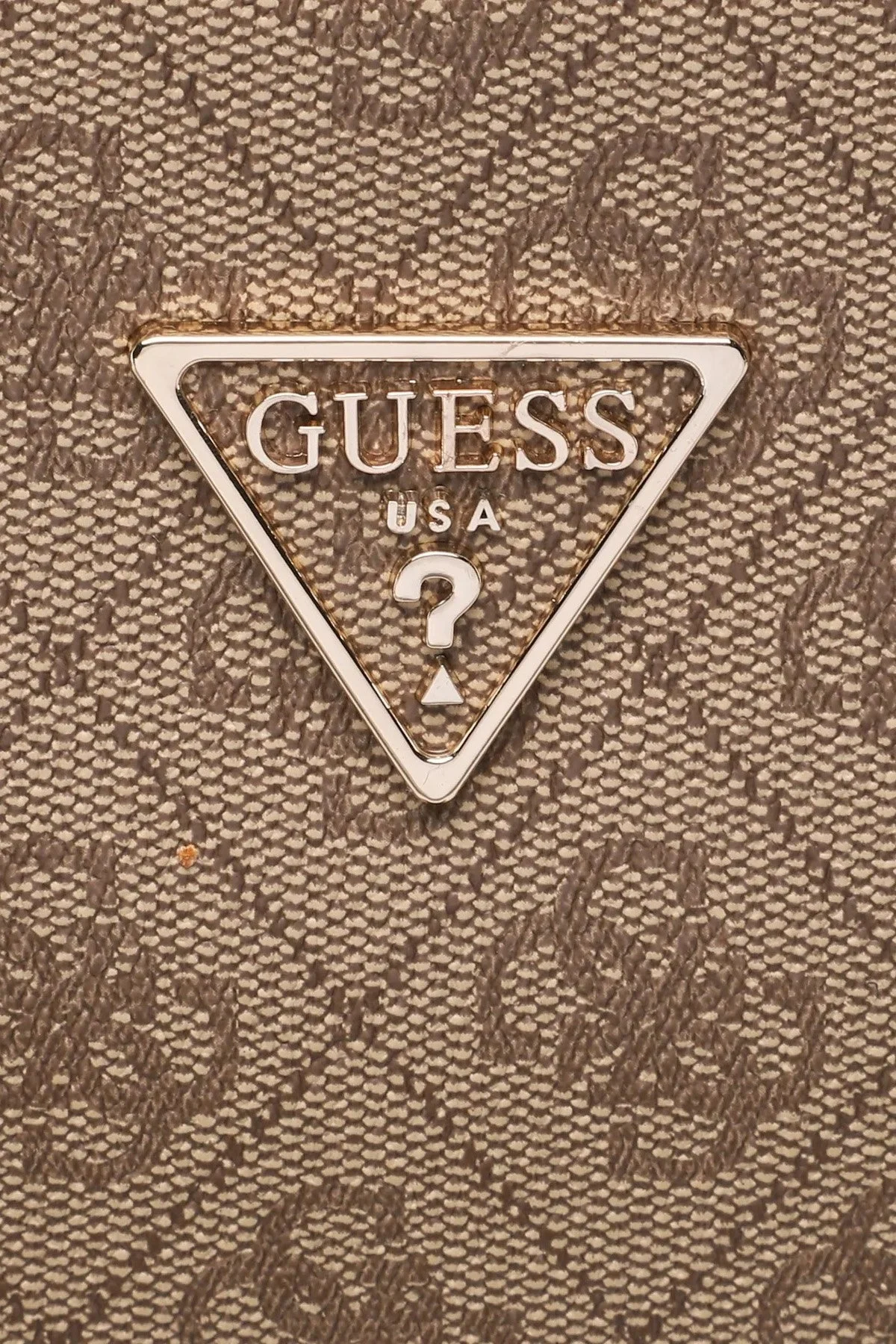 Guess Noelle Metal Üçgen Logolu Omuz Askılı Bayan Çanta HWBG7879180 LTL KAHVE - 5