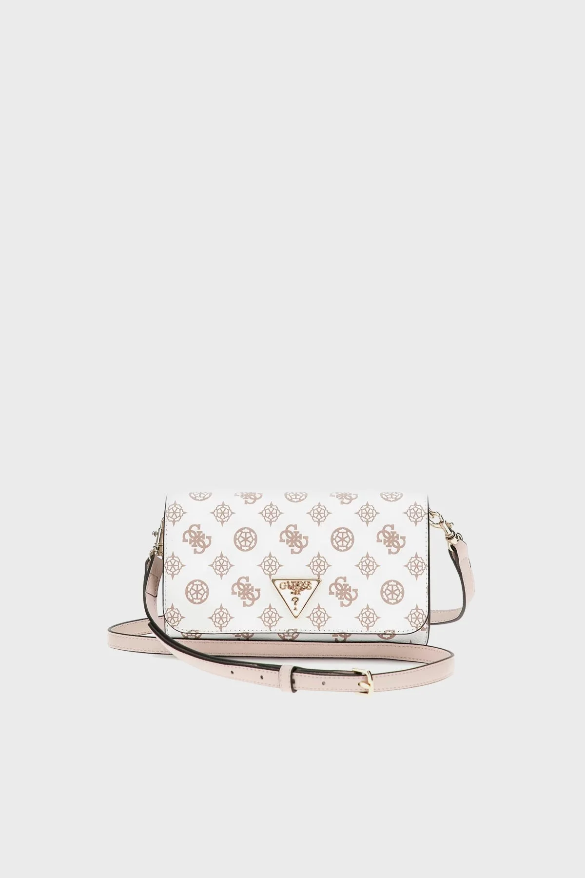 Guess Noelle Mini Detaylı Cüzdan Bölmeli Bayan Çanta HWPT7879790 WLO BEYAZ - 1