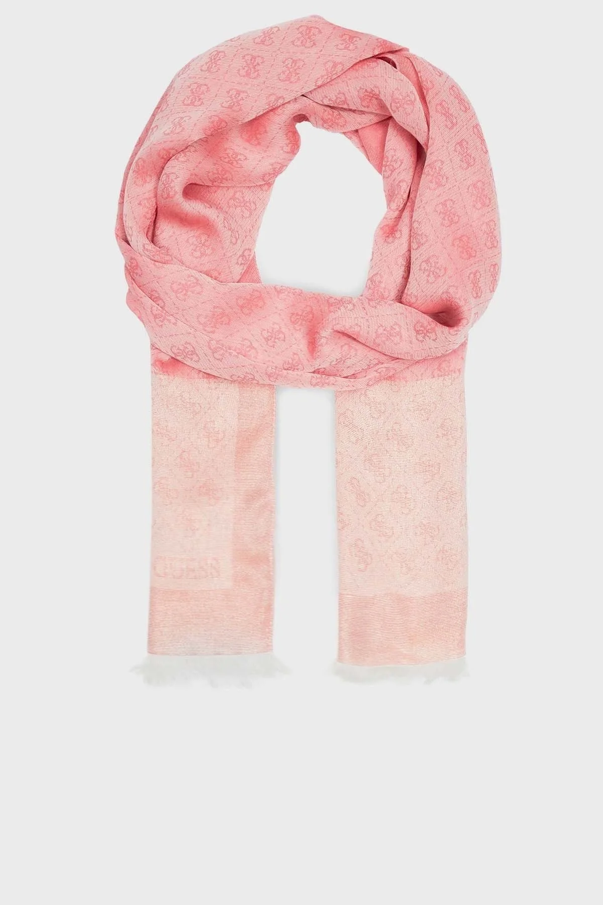 Guess Noelle Tamamı Logolu AW5093MOD03 Bayan Şal AW5093 MOD03 COR PEMBE - 1