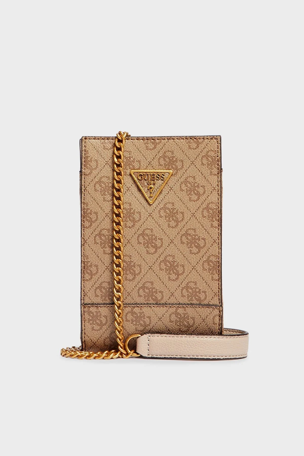 Guess Noelle Zincir Askılı Çapraz Mini Bayan Çanta HWBB7879680 LTE KAHVE - 1