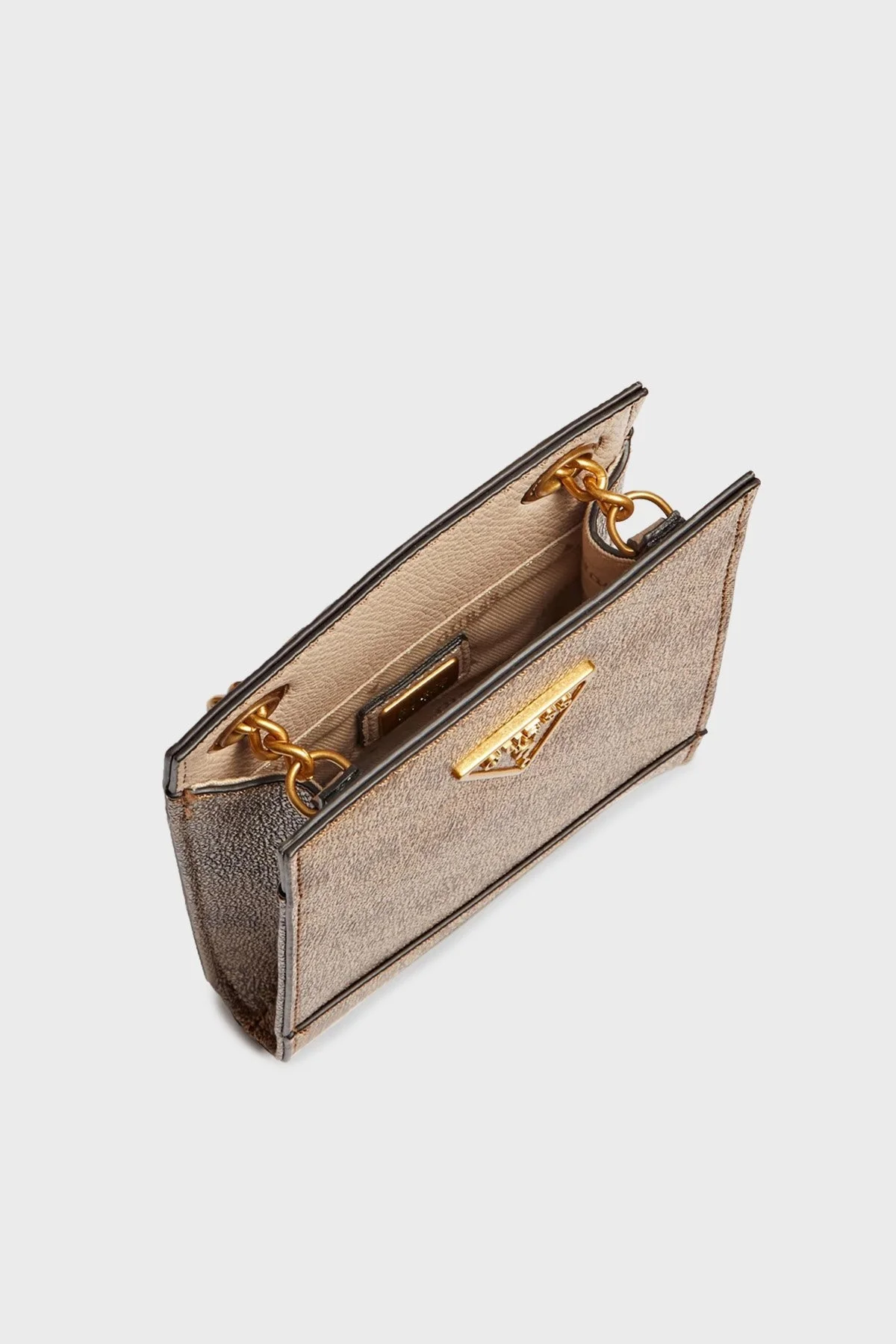 Guess Noelle Zincir Askılı Çapraz Mini Bayan Çanta HWBB7879680 LTE KAHVE - 4
