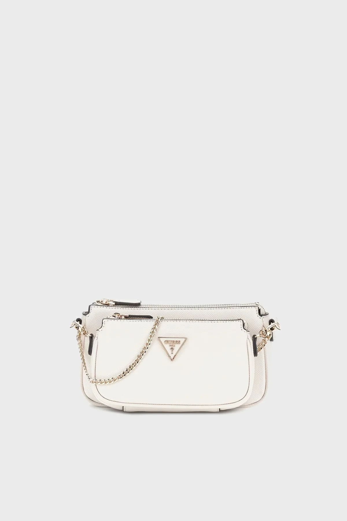 Guess Noelle Zincir Detaylı Ayarlanabilir Askılı HWZG7879710 Bayan Çanta HWZG78 79710 BON TAŞ - 5