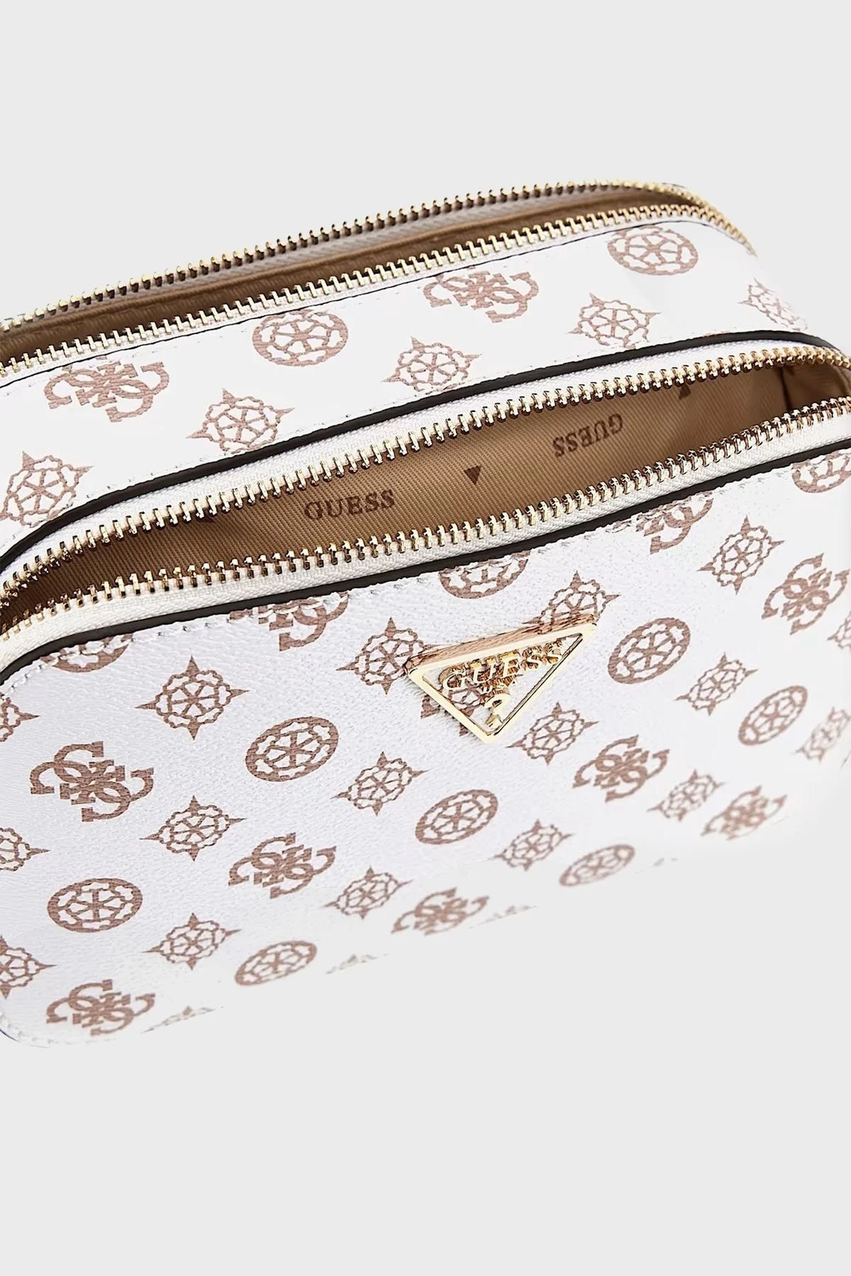 Guess Noelle Zincir Detaylı Omuz Askılı Bayan Çanta HWPT7879140 WLO BEYAZ - 3