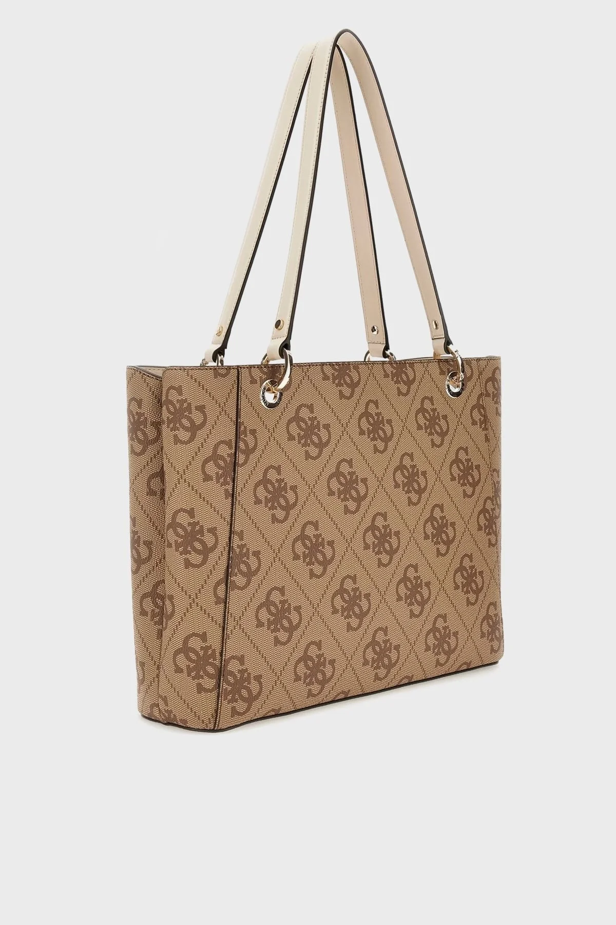 Guess Nolana 4G Desenli Logolu HWOS9500250 Bayan Çanta HWOS95 00250 LAN KAHVE - 2