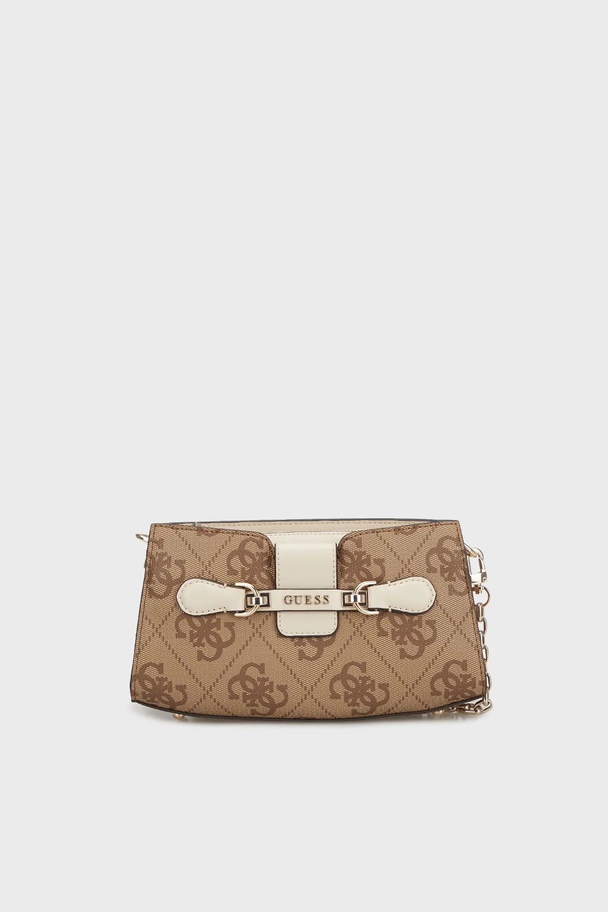Guess Nolana 4G Logolu Çıkarılabilir Askılı HWOS9500120 Bayan Çanta HWOS95 00120 LAN KAHVE - 5