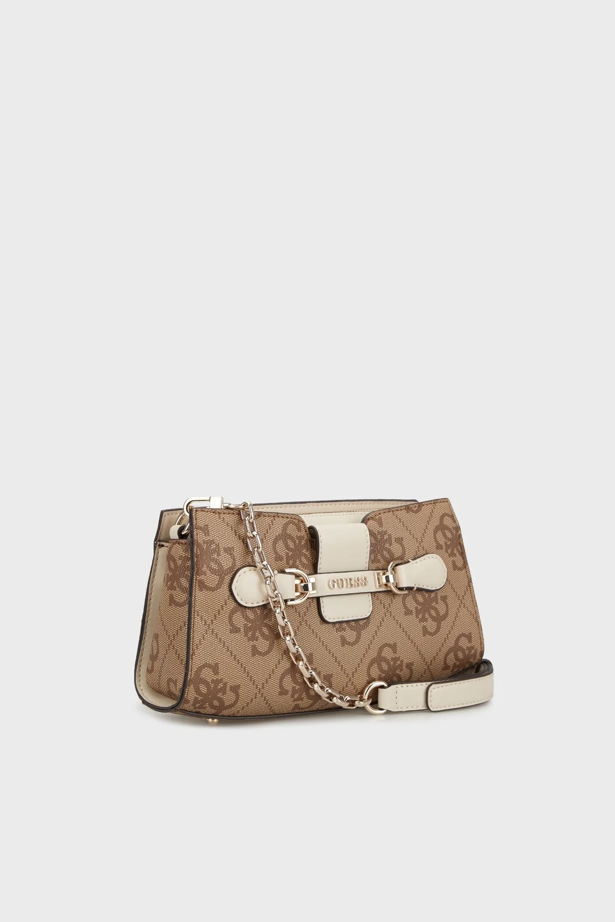 Guess Nolana 4G Logolu Çıkarılabilir Askılı HWOS9500120 Bayan Çanta HWOS95 00120 LAN KAHVE - 12