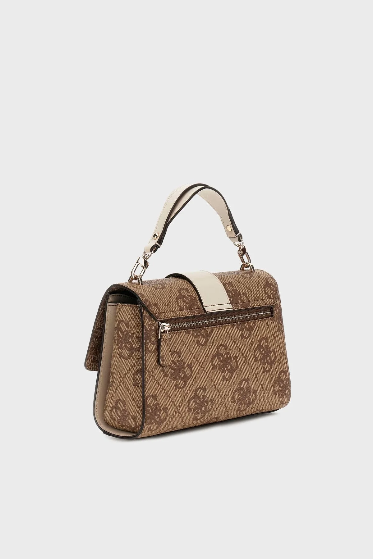 Guess Nolana 4G Logolu Çıkarılabilir Askılı HWOS9500200 Bayan Çanta HWOS95 00200 LAN KAHVE - 10
