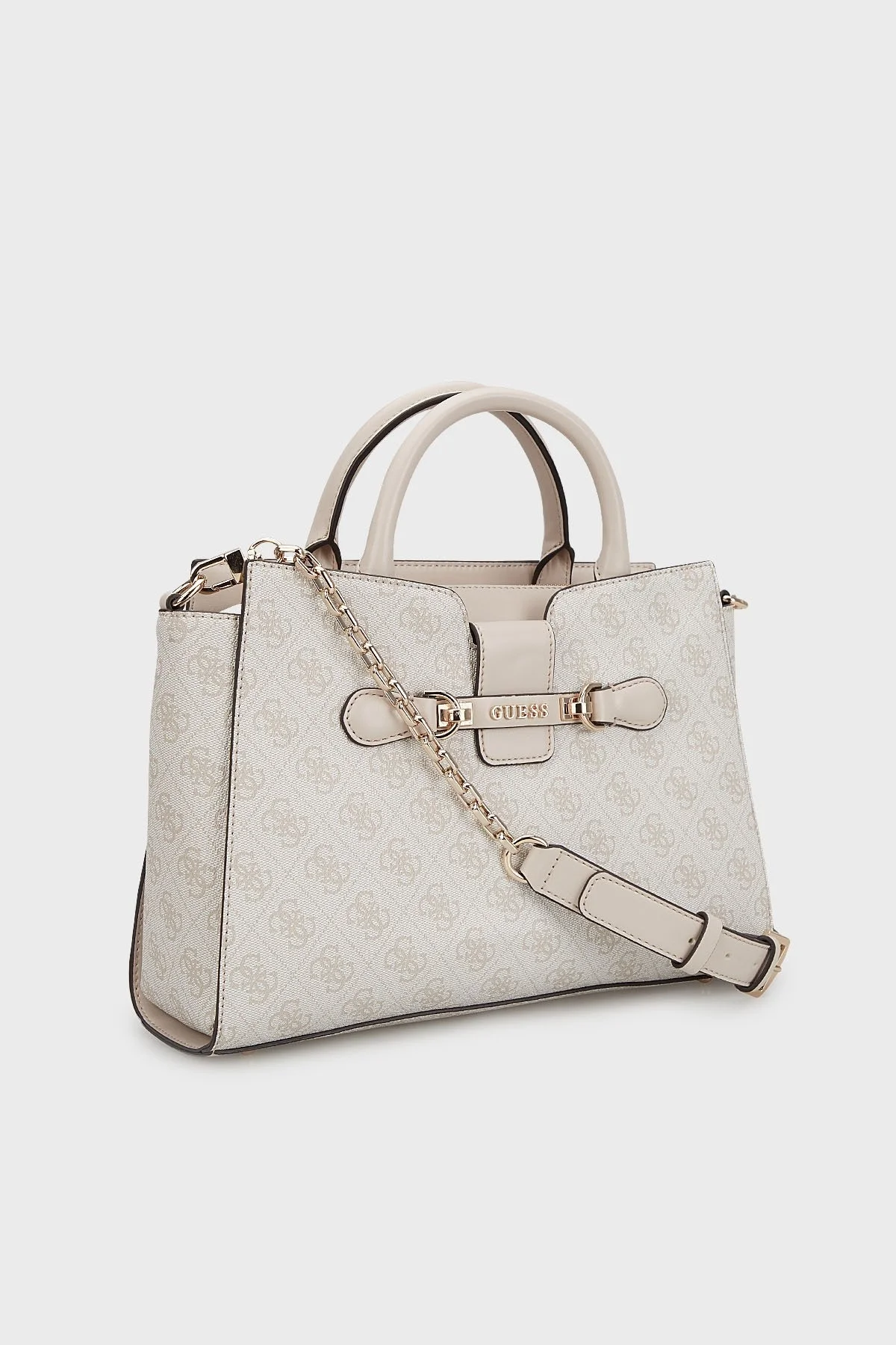 Guess Nolana 4G Logolu Çıkarılabilir Zincir Askılı HWSG9500060 Bayan Çanta HWSG95 00060 DVL BEYAZ-PUDRA - 2