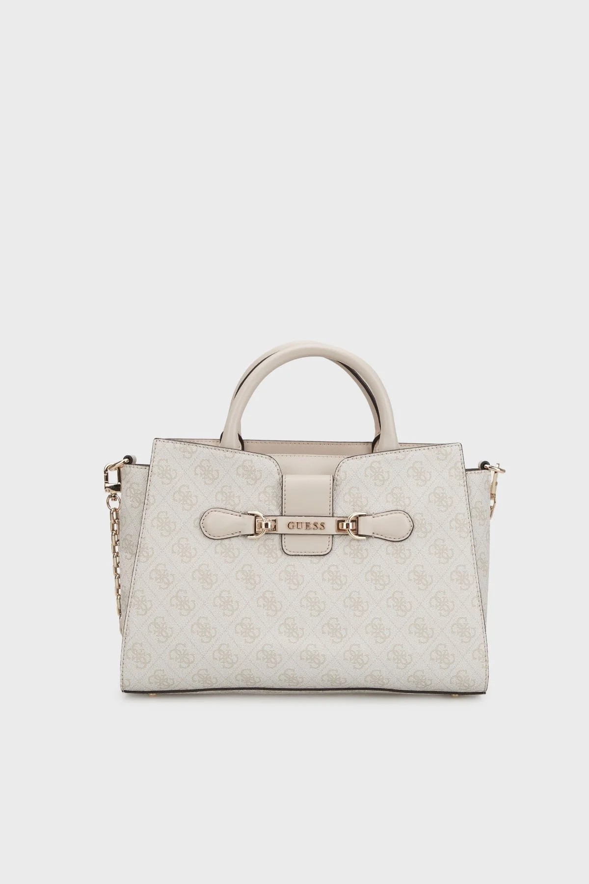 Guess Nolana 4G Logolu Çıkarılabilir Zincir Askılı HWSG9500060 Bayan Çanta HWSG95 00060 DVL BEYAZ-PUDRA - 5
