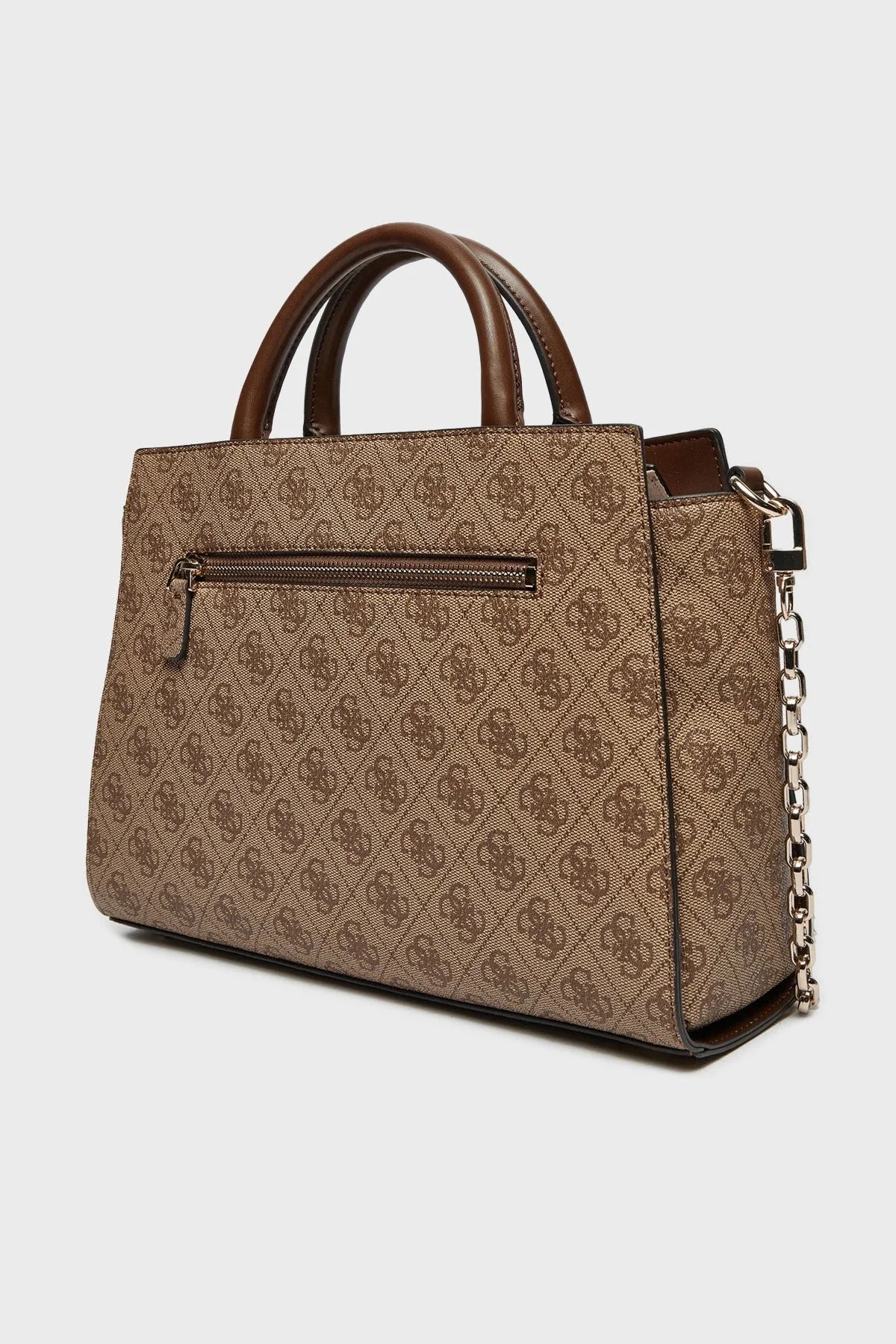 Guess Nolana 4G Logolu Çıkarılabilir Zincir Askılı HWSG9500060 Bayan Çanta HWSG95 00060 LGW AÇIK KAHVE - 4