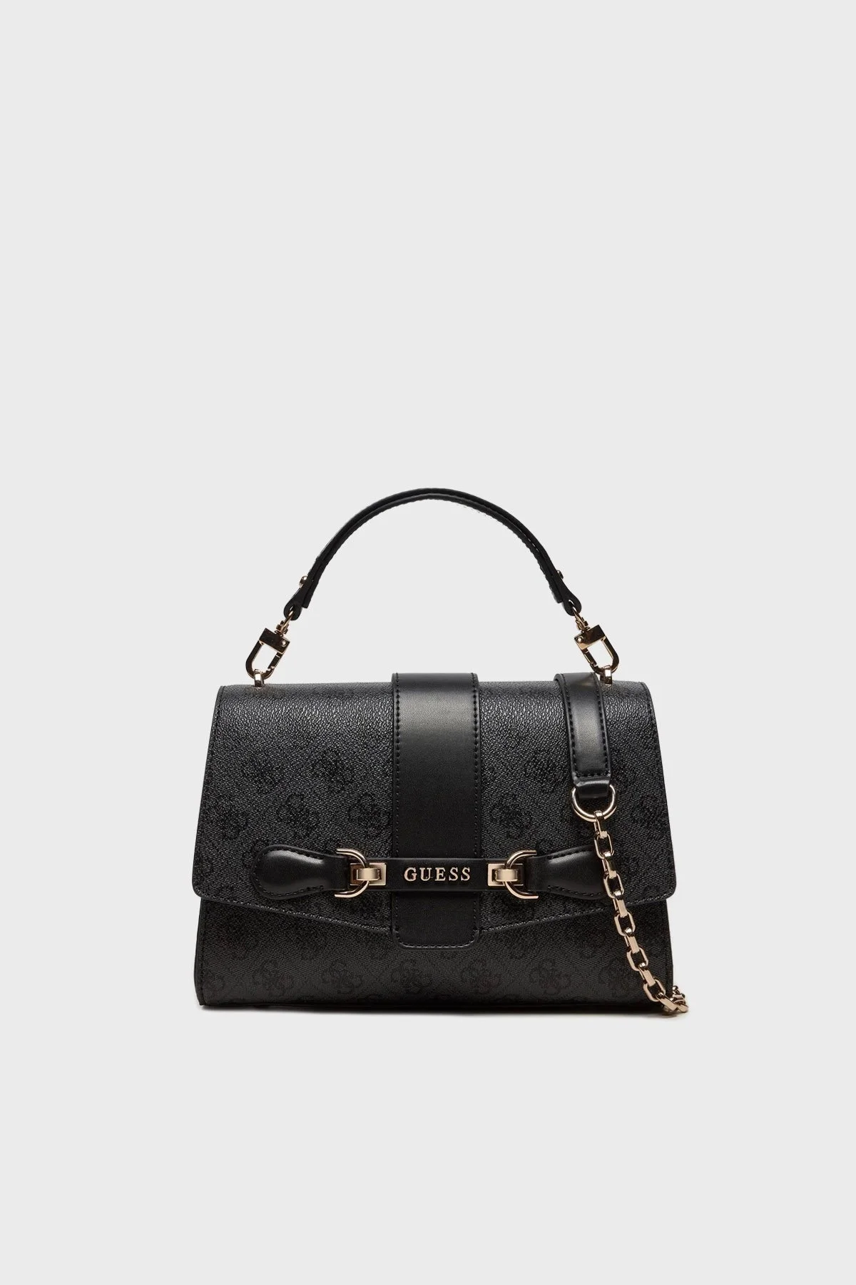 Guess Nolana 4G Logolu Çıkarılabilir Zincir Askılı HWSG9500200 Bayan Çanta HWSG95 00200 CLO ANTRASİT - 1