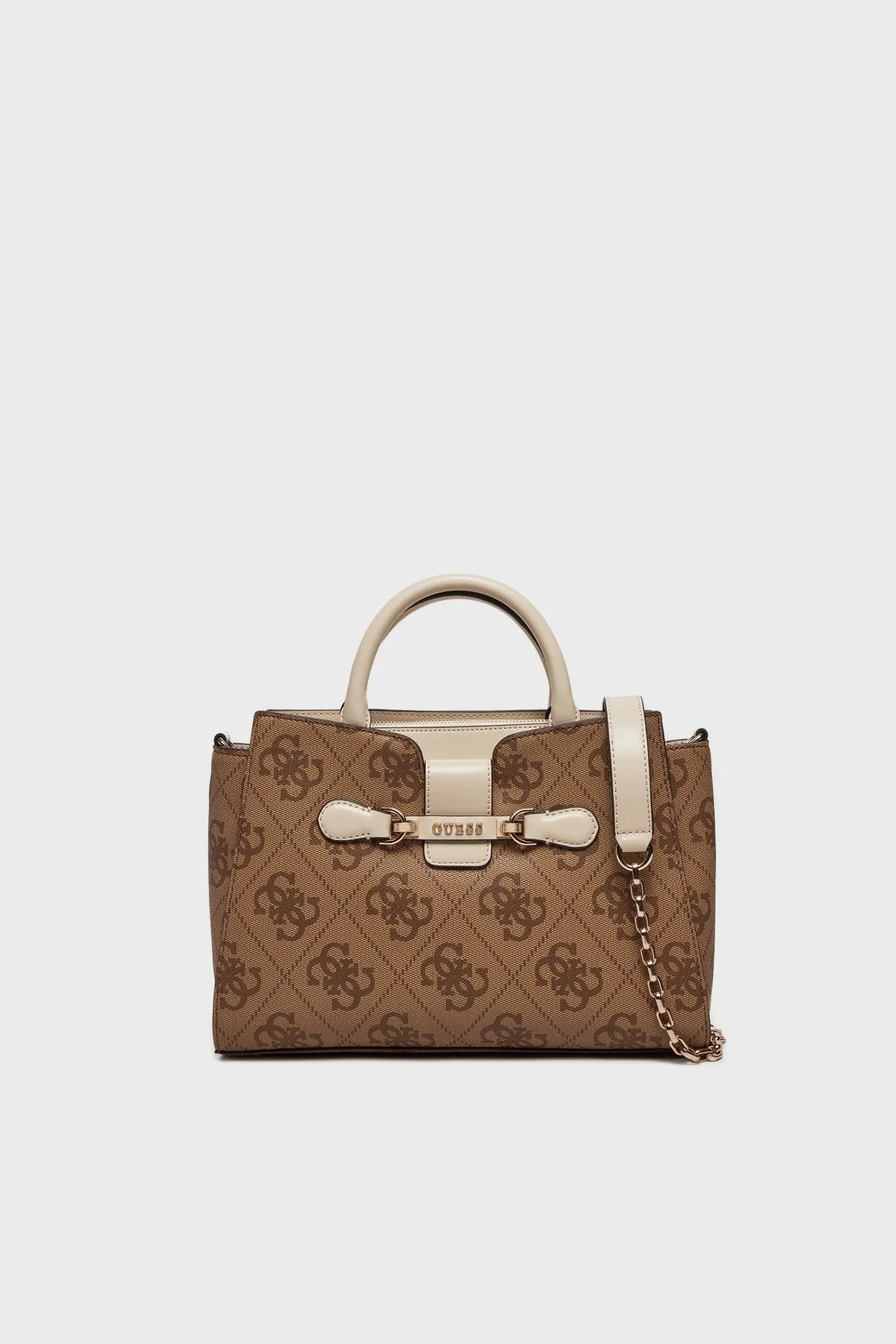 Guess Nolana Ayarlanabilir Askılı 4G Logolu HWOS9500060 Bayan Çanta HWOS95 00060 LAN KAHVE - 1