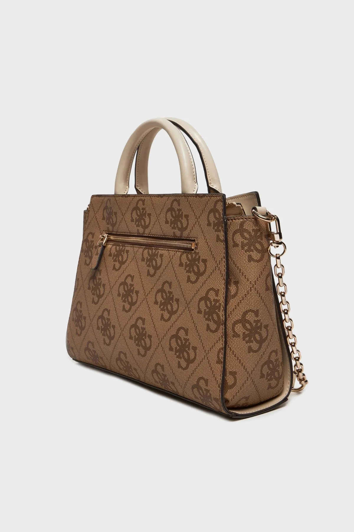 Guess Nolana Ayarlanabilir Askılı 4G Logolu HWOS9500060 Bayan Çanta HWOS95 00060 LAN KAHVE - 3