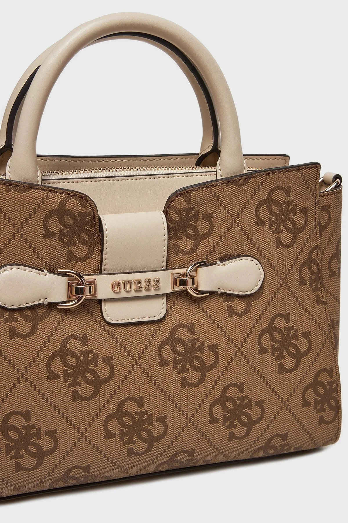Guess Nolana Ayarlanabilir Askılı 4G Logolu HWOS9500060 Bayan Çanta HWOS95 00060 LAN KAHVE - 4