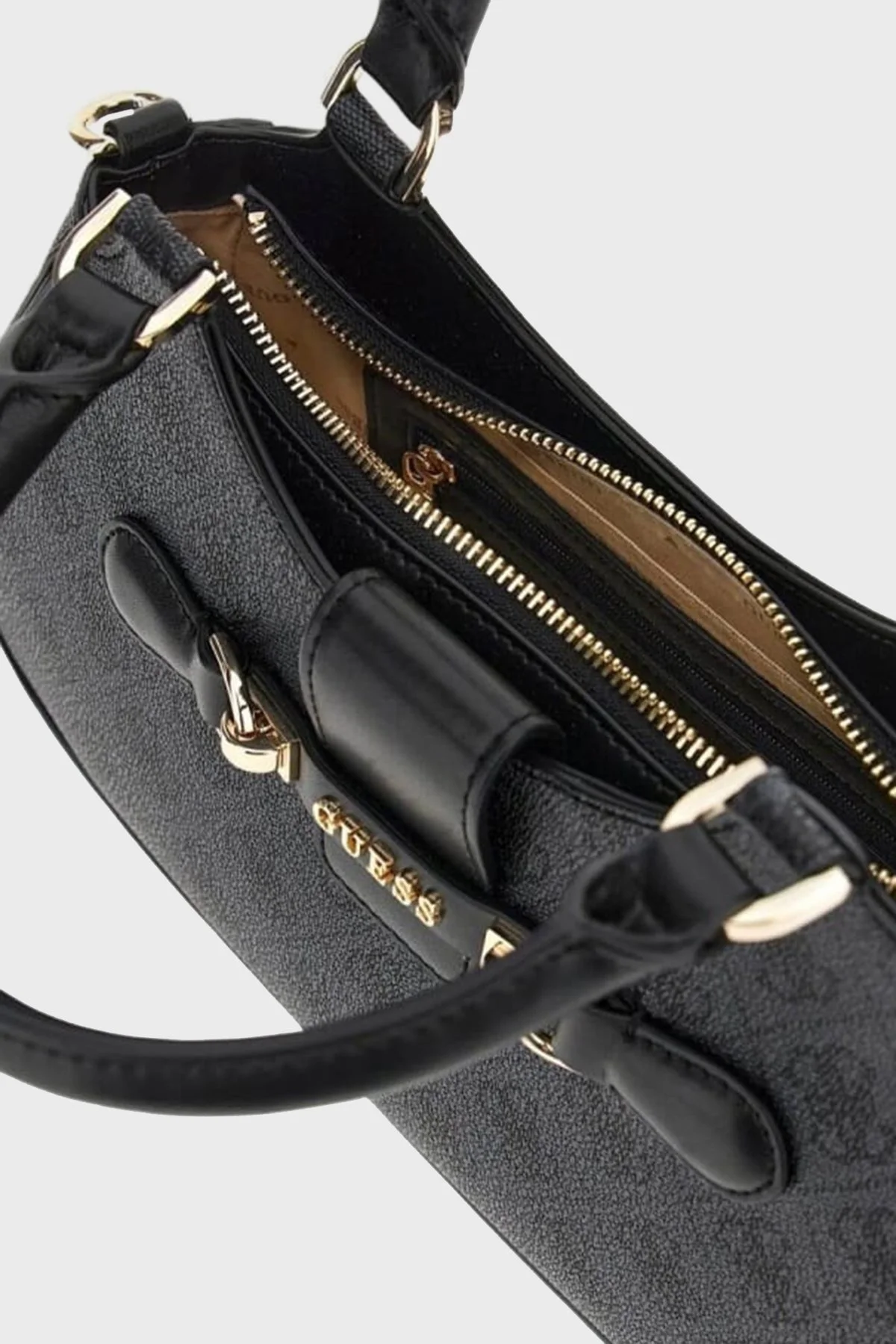 Guess Nolana Logolu Çıkarılabilir Zincir Askılı HWSG9500050 Bayan Çanta HWSG95 00050 CLO ANTRASİT - 3