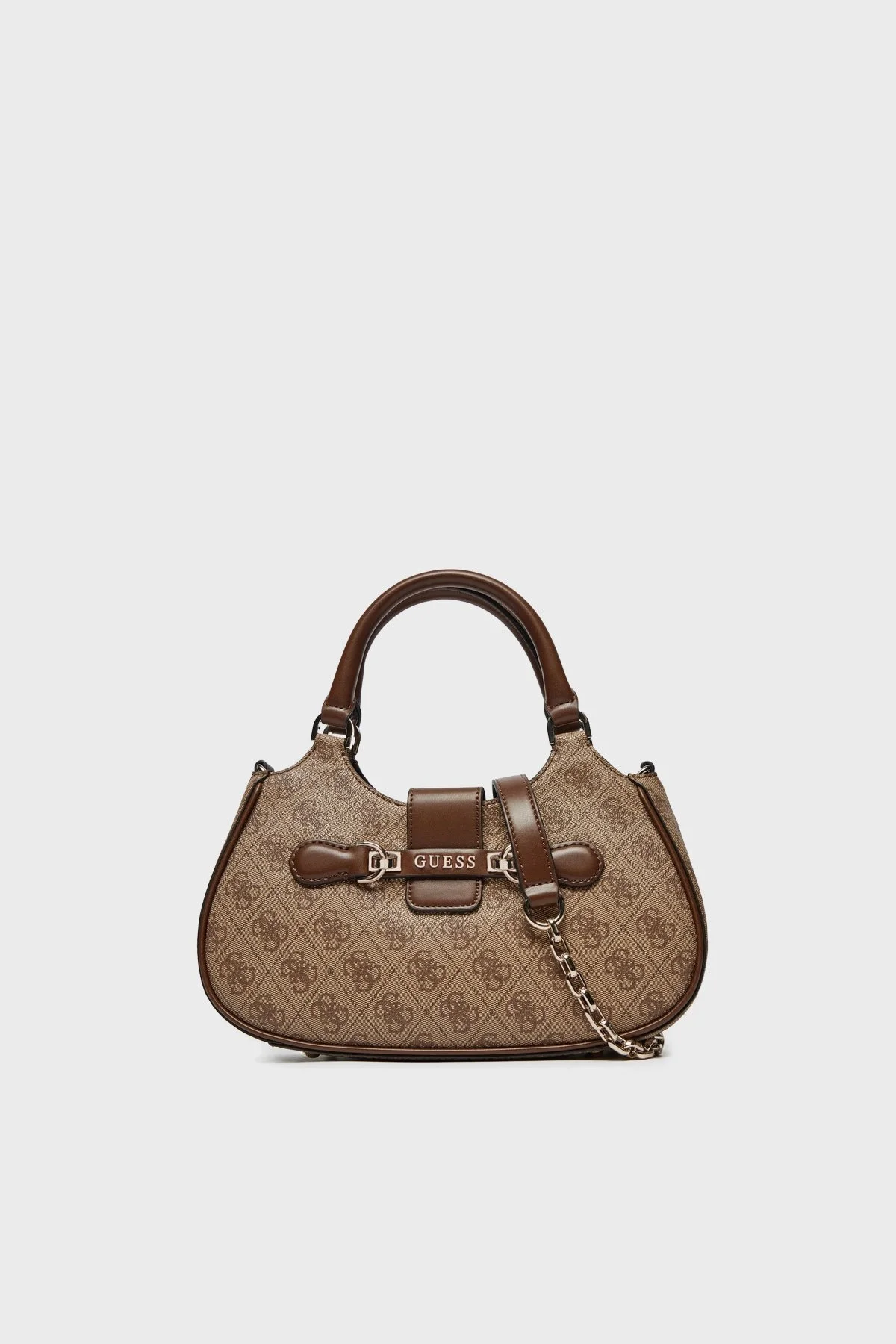Guess Nolana Logolu Çıkarılabilir Zincir Askılı HWSG9500050 Bayan Çanta HWSG95 00050 LGW AÇIK KAHVE - 2