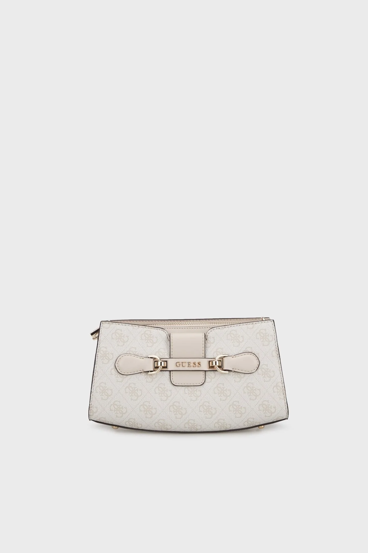 Guess Nolana Logolu Çıkarılabilir Zincir Askılı HWSG9500120 Bayan Çanta HWSG95 00120 DVL BEYAZ-PUDRA - 1