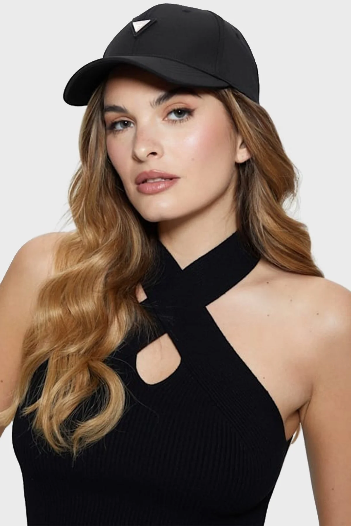 Guess Nomie Logolu V4YZ01WG982 Bayan Şapka V4YZ01 WG982 JBLK SİYAH - 2