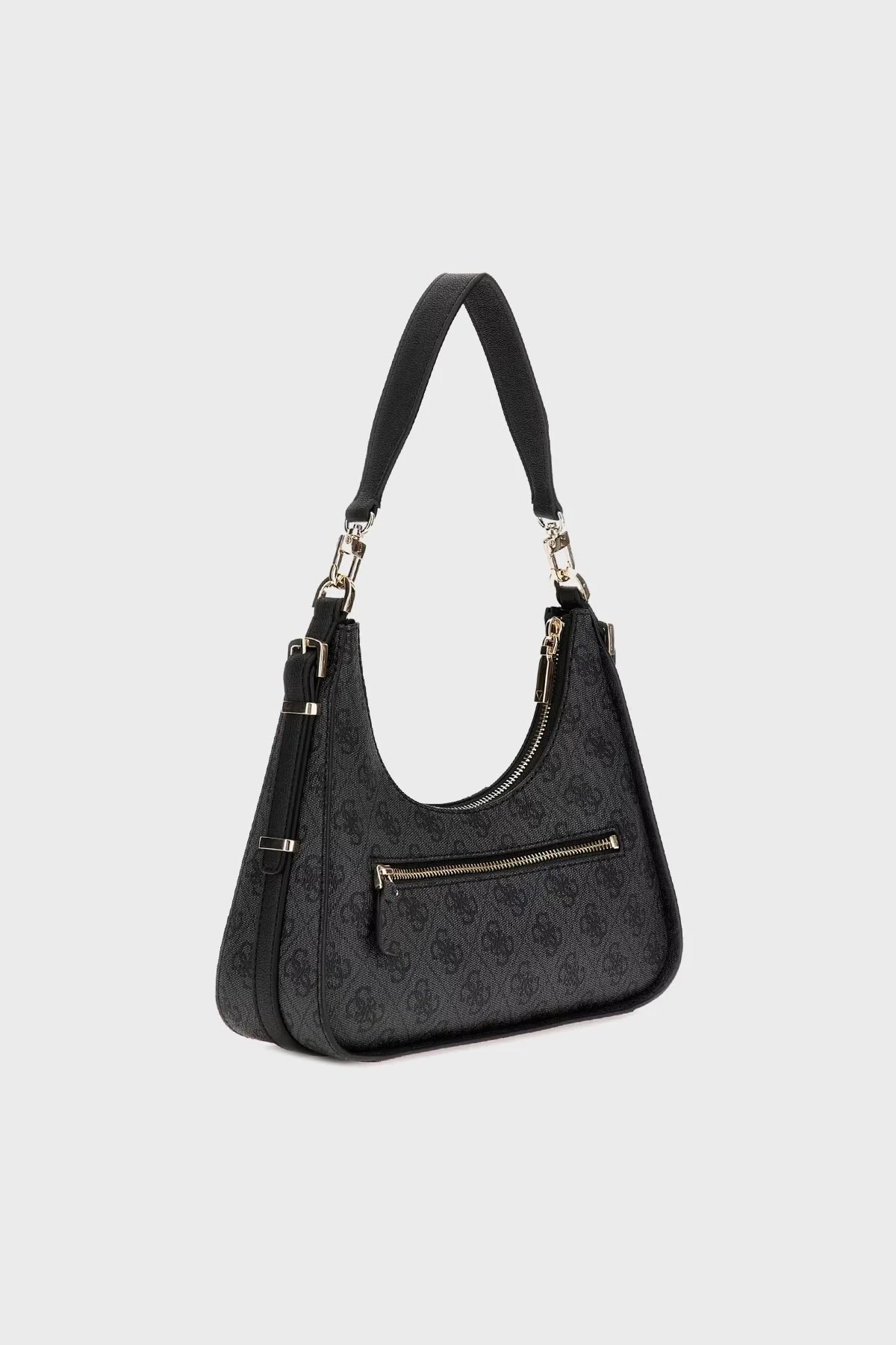 Guess Noreen 4G Logo Desenli Fermuarlı Çıkarılabilir Tutma Saplı HWSG9000180 Bayan Çanta HWSG90 00180 CLO ANTRASİT - 3