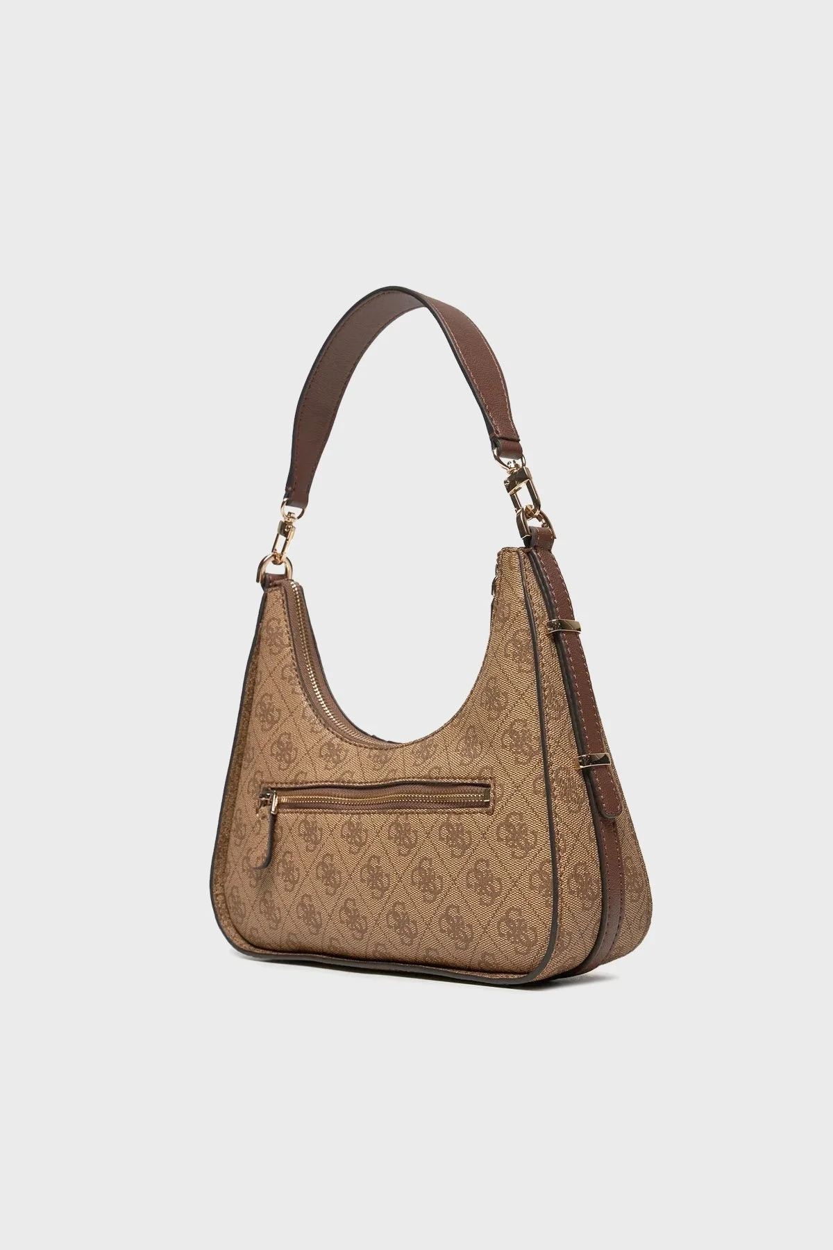 Guess Noreen 4G Logo Desenli Fermuarlı Çıkarılabilir Tutma Saplı HWSG9000180 Bayan Çanta HWSG90 00180 LGW AÇIK KAHVE - 3