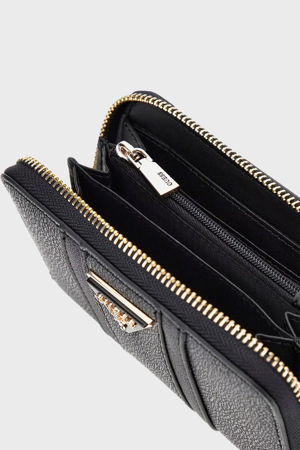 Guess Noreen Logolu Fermuarlı SWSG9000400 Bayan Cüzdan SWSG9000400 CLO ANTRASİT - 2