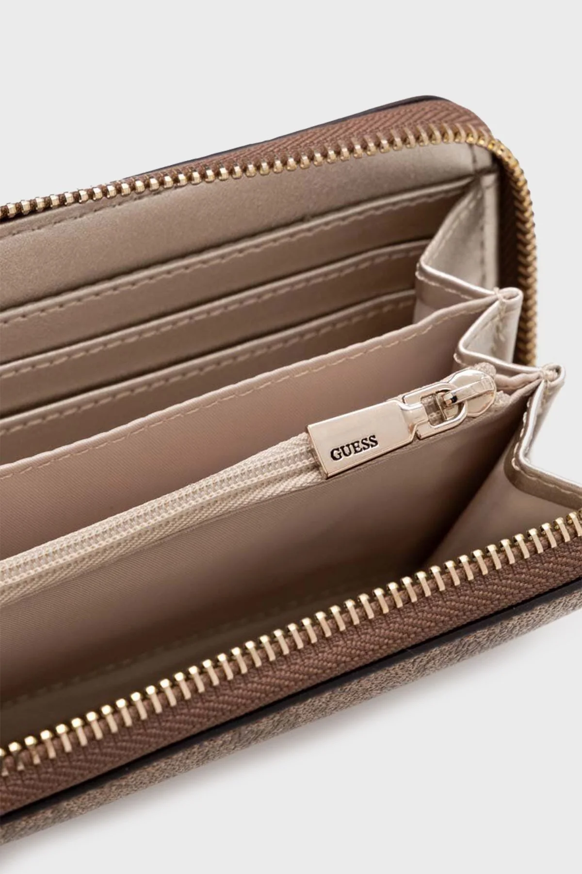Guess Noreen Logolu Fermuarlı SWSG9000400 Bayan Cüzdan SWSG9000400 LGW KAHVE - 2