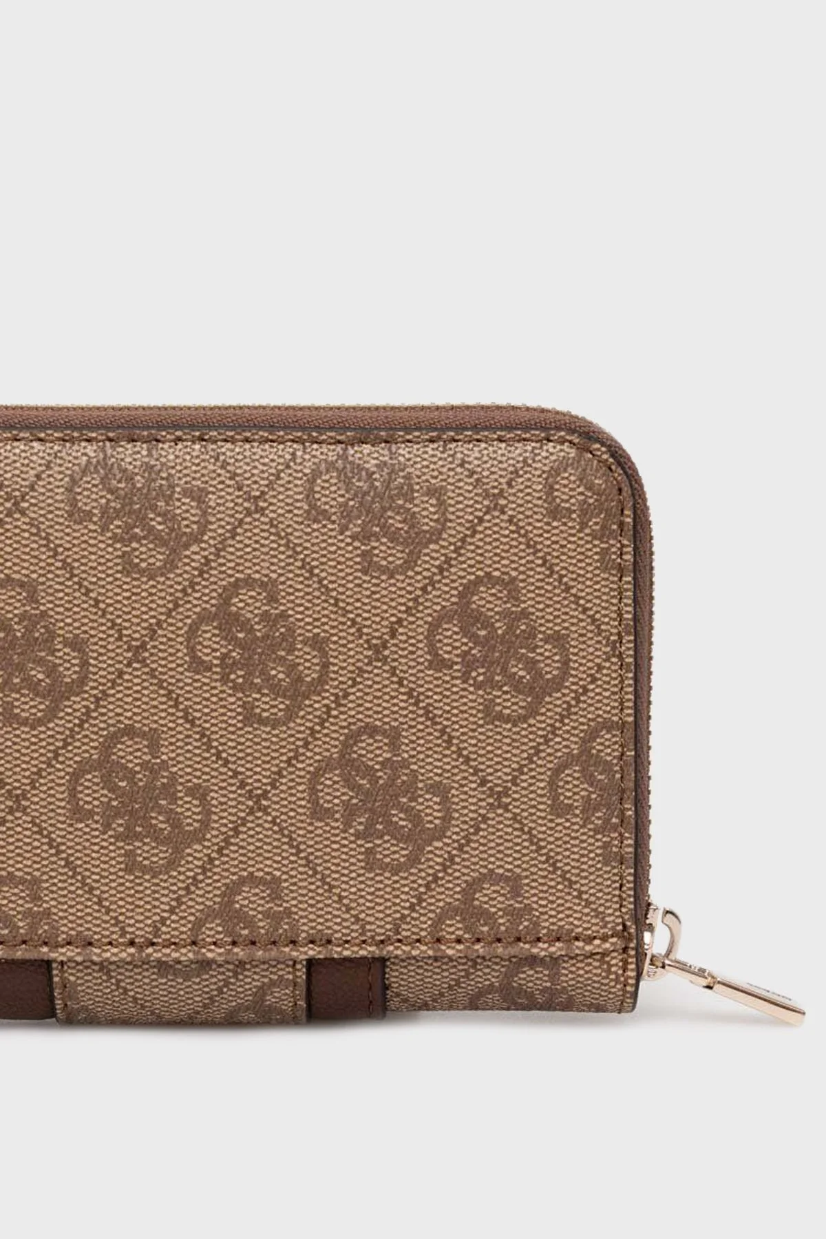 Guess Noreen Logolu Fermuarlı SWSG9000400 Bayan Cüzdan SWSG9000400 LGW KAHVE - 4