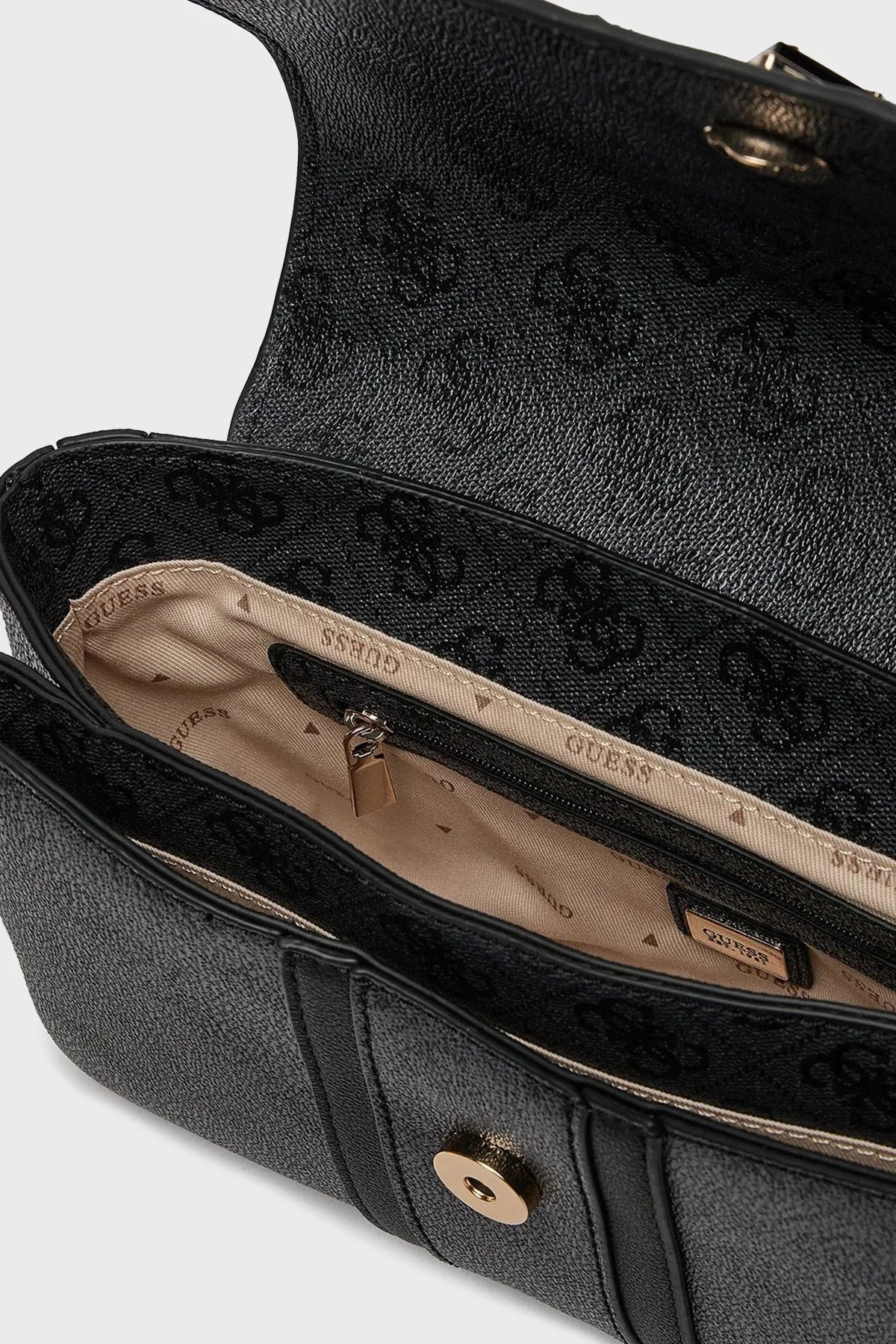 Guess Noreen Logolu HWSG9000210 Bayan Çanta HWSG90 00210 CLO ANTRASİT - 5