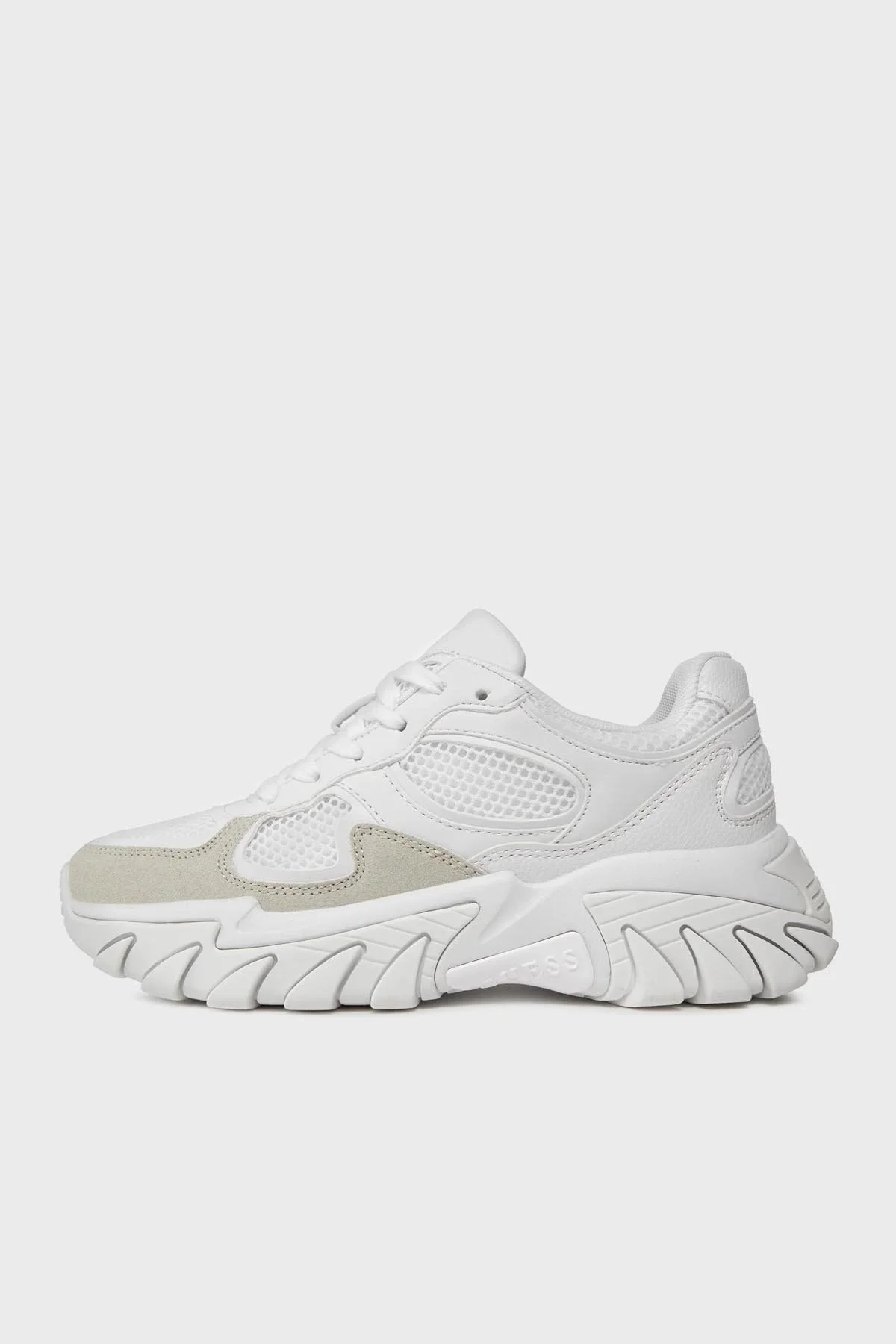 Guess Norina Logolu Kalın Tabanı Sneaker FLJNORELE12 Bayan Ayakkabı FLJNOR ELE12 WHITE BEYAZ - 2