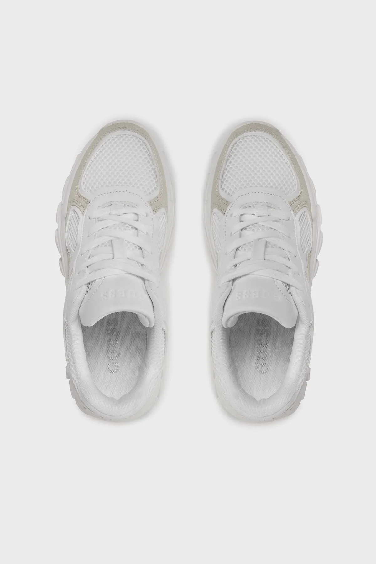 Guess Norina Logolu Kalın Tabanı Sneaker FLJNORELE12 Bayan Ayakkabı FLJNOR ELE12 WHITE BEYAZ - 5