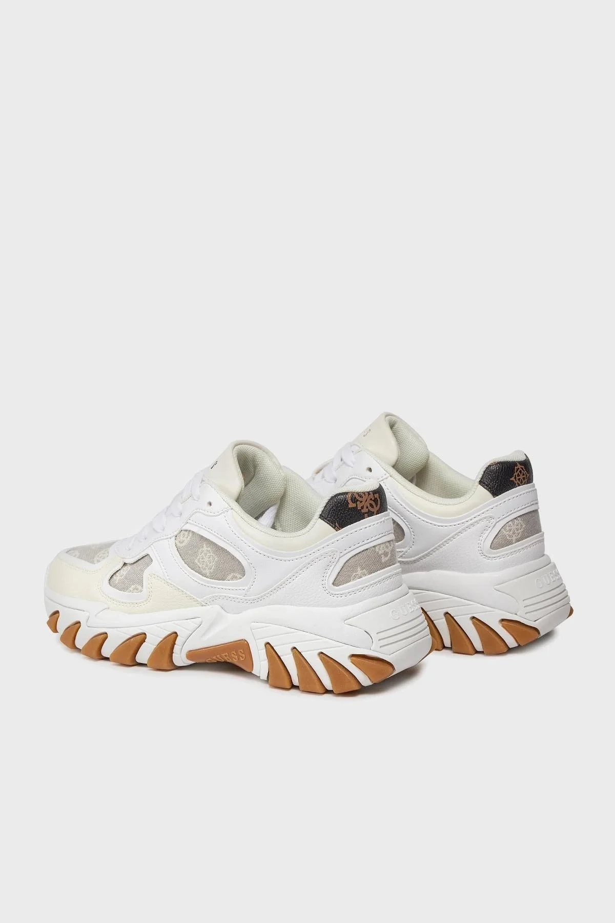 Guess Norina Logolu Kalın Tabanı Sneaker FLJNORFAL12 Bayan Ayakkabı FLJNOR FAL12 TAUPE BEJ - 3