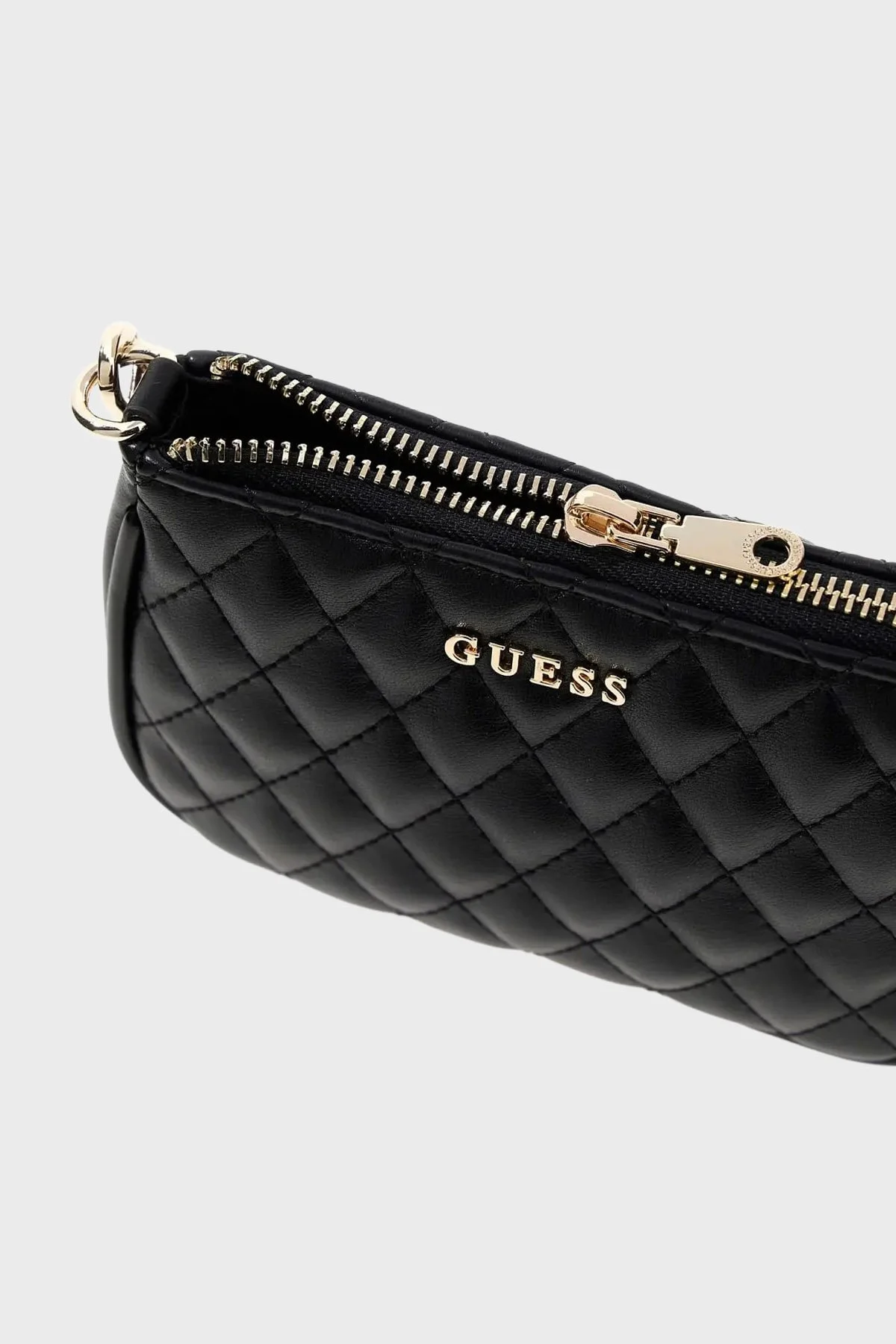 Guess Kapitoneli Zincir Askılı PW7554P6180 Bayan Çanta PW7554 P6180 BLA SİYAH - 6