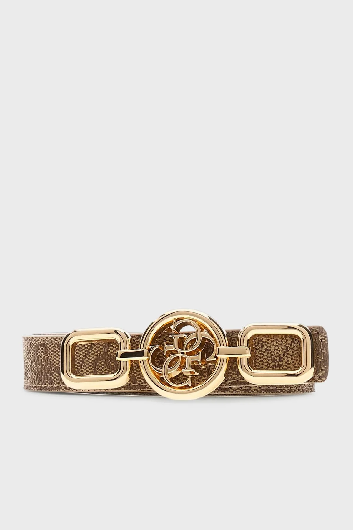 Guess Logolu Çift Taraflı BW9336P6120 Kadın Kemer BW9336 P6120 LTL KAHVE - 1