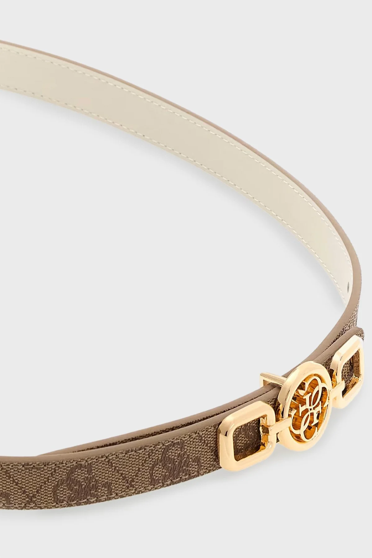 Guess Logolu Çift Taraflı BW9336P6120 Kadın Kemer BW9336 P6120 LTL KAHVE - 4